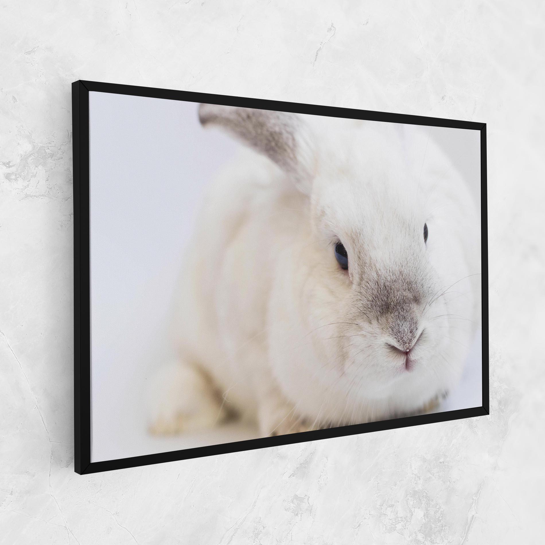 Tablou Canvas Light Grey Bunny mockup 1