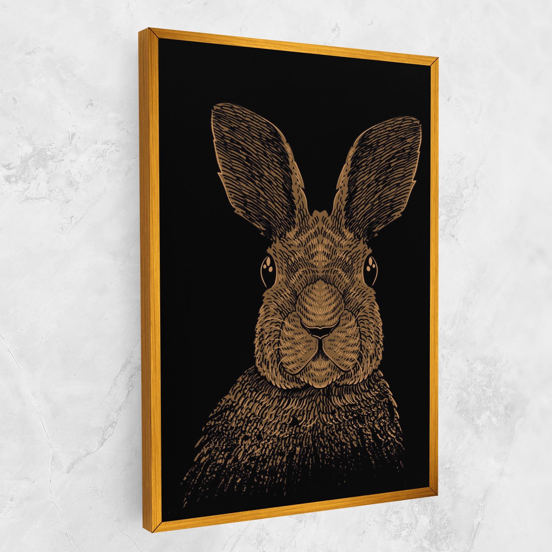 Tablou Canvas Brown Bunny mockup 1