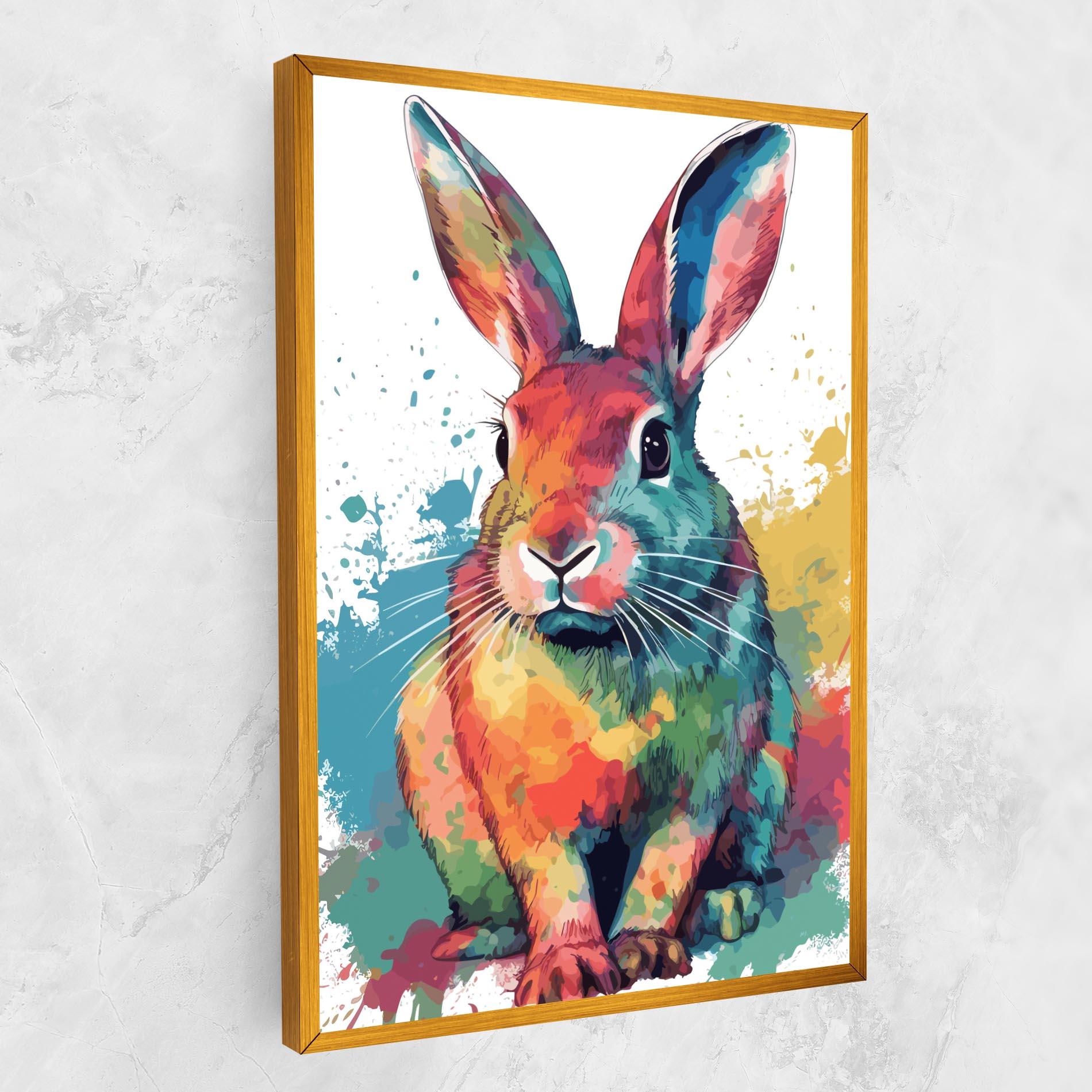 Tablou Canvas Brush Rabbit mockup 1