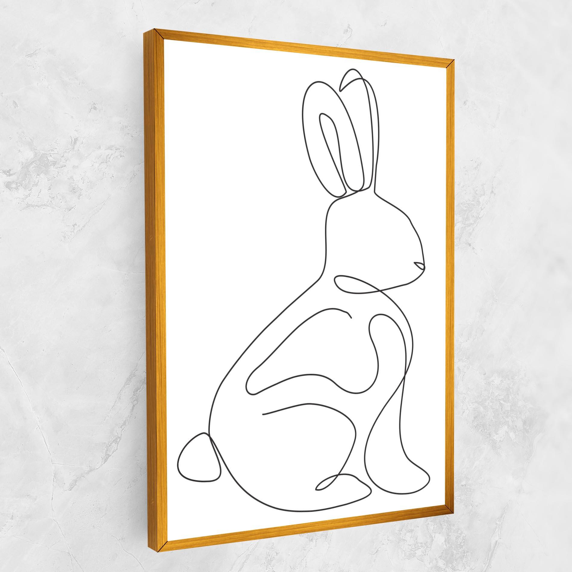 Tablou Canvas Cute Rabbit mockup 1