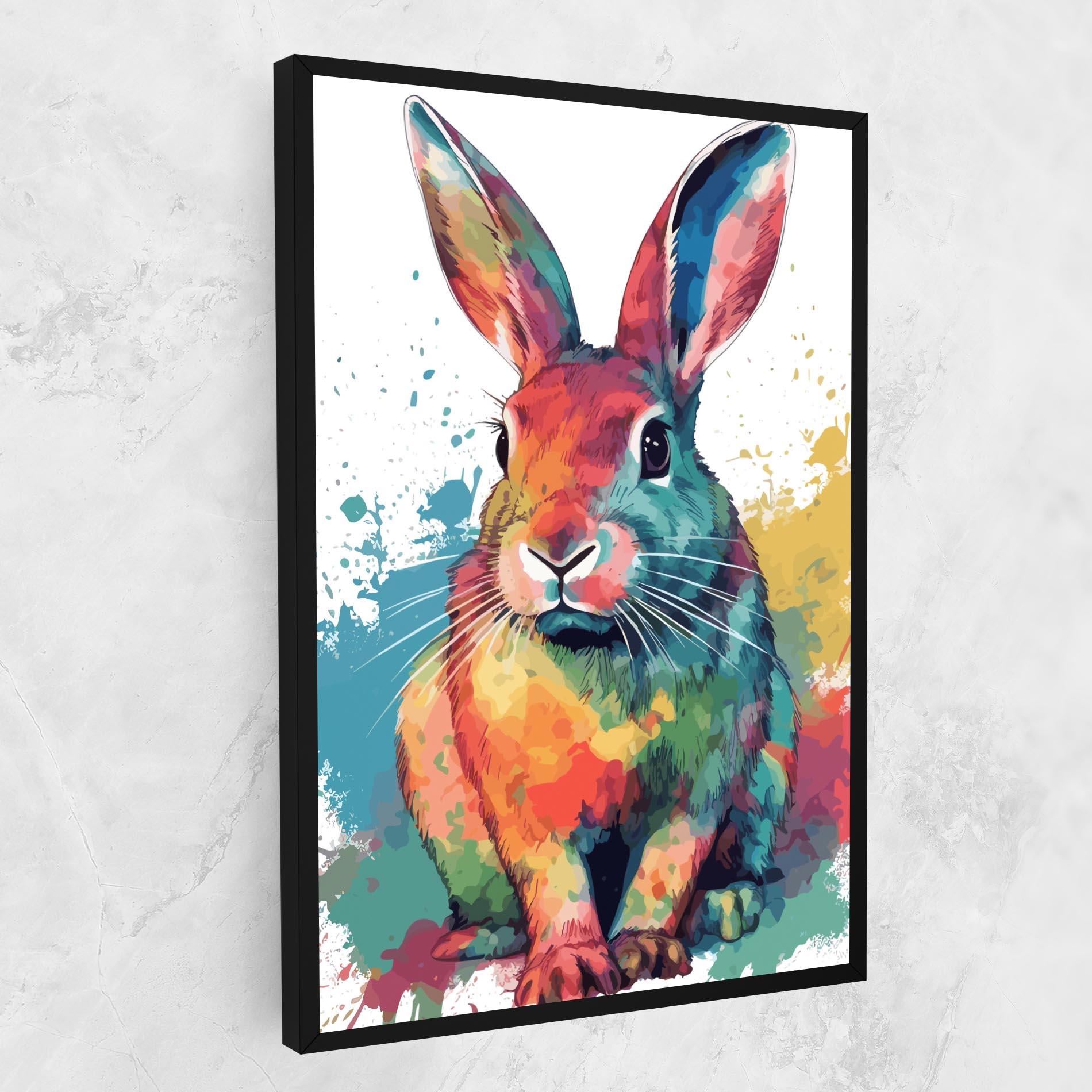 Tablou Canvas Brush Rabbit mockup 1
