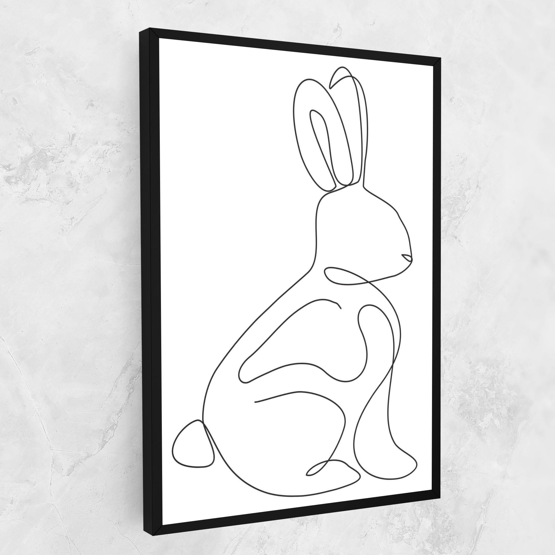 Tablou Canvas Cute Rabbit mockup 1