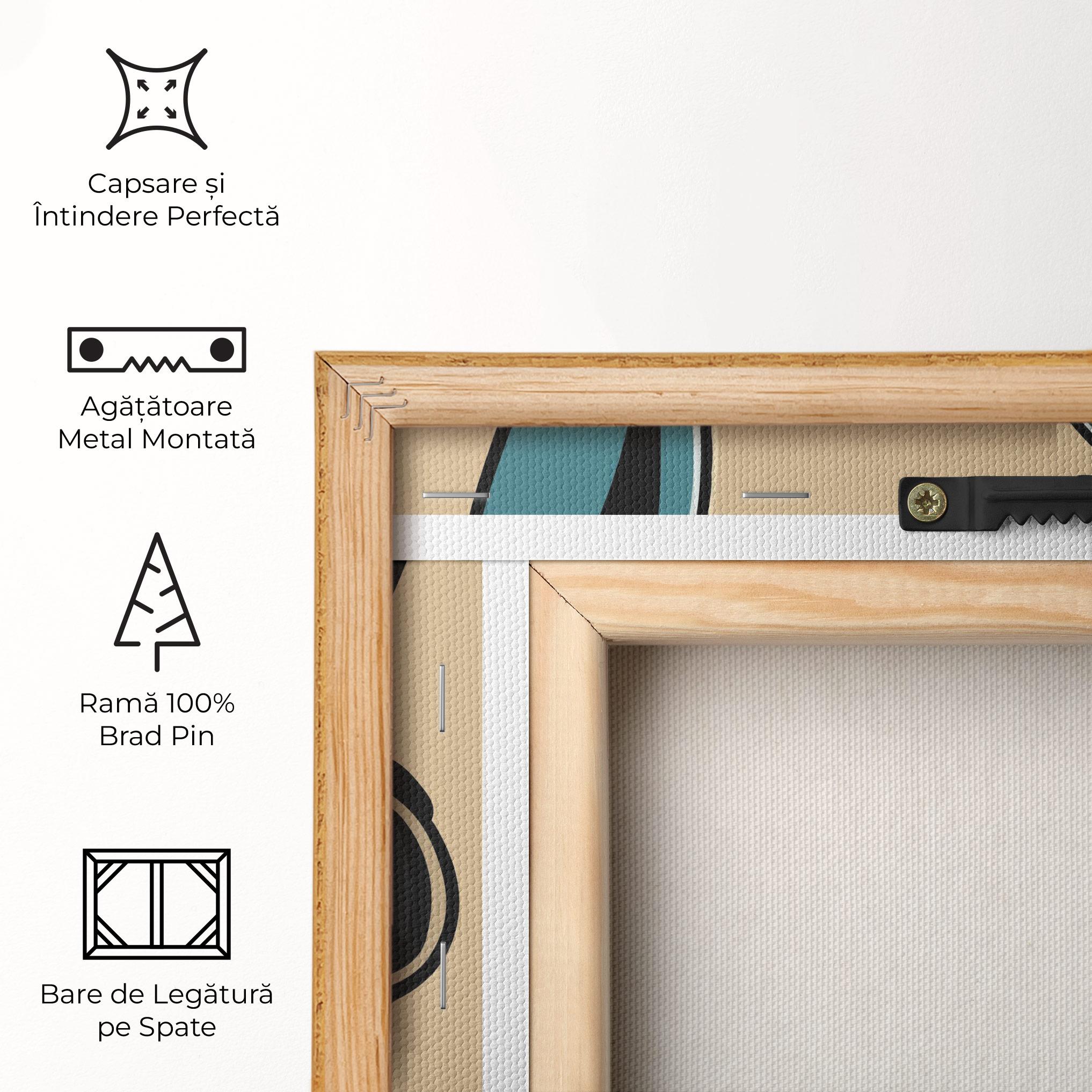 Tablou Canvas Blue Baby Bunny mockup 5