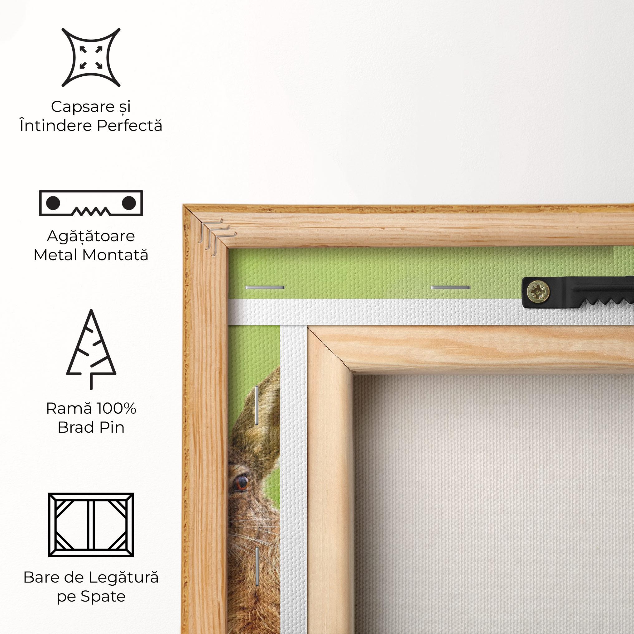 Tablou Canvas Brown Hares mockup 5