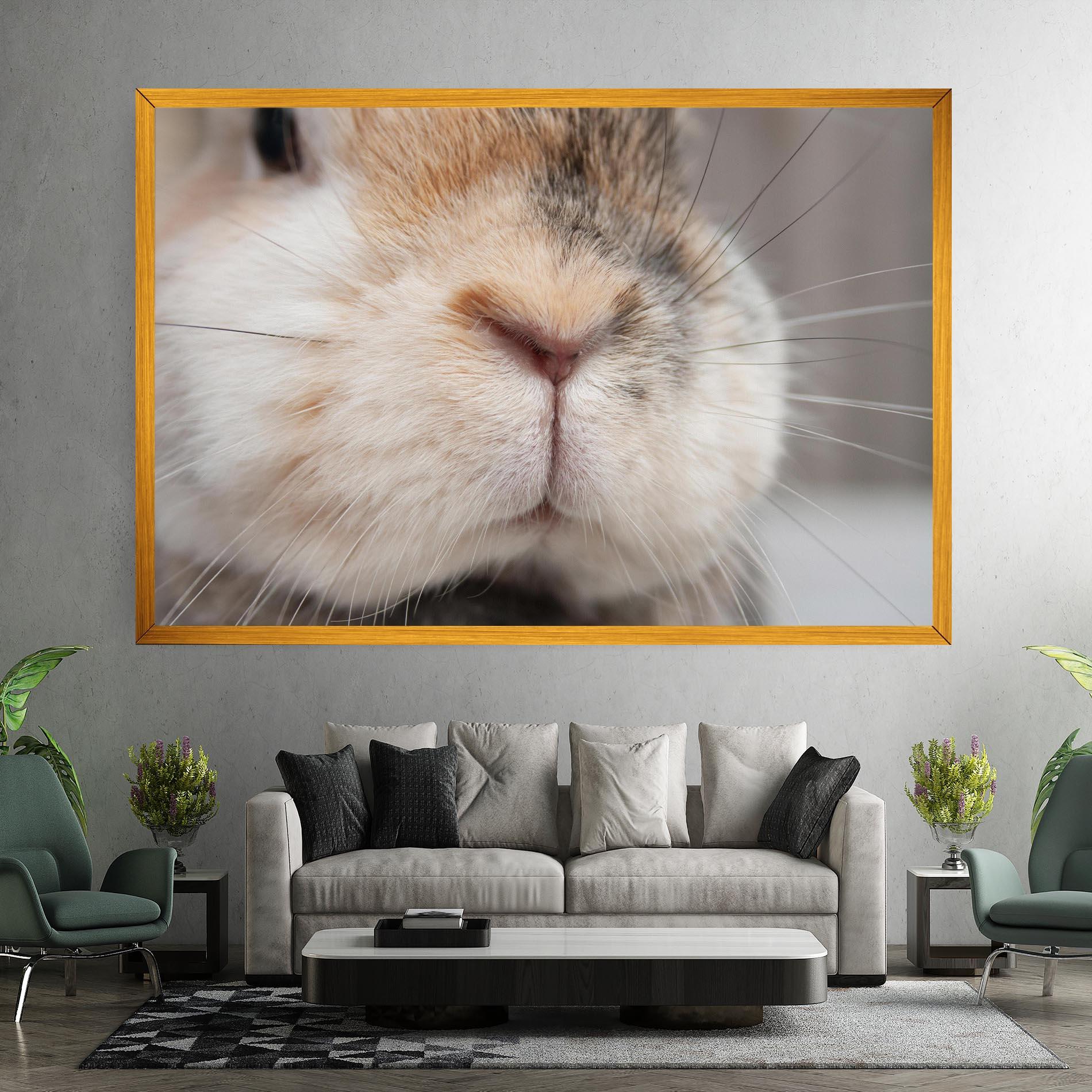 Tablou Canvas Close Up Bunny mockup 7
