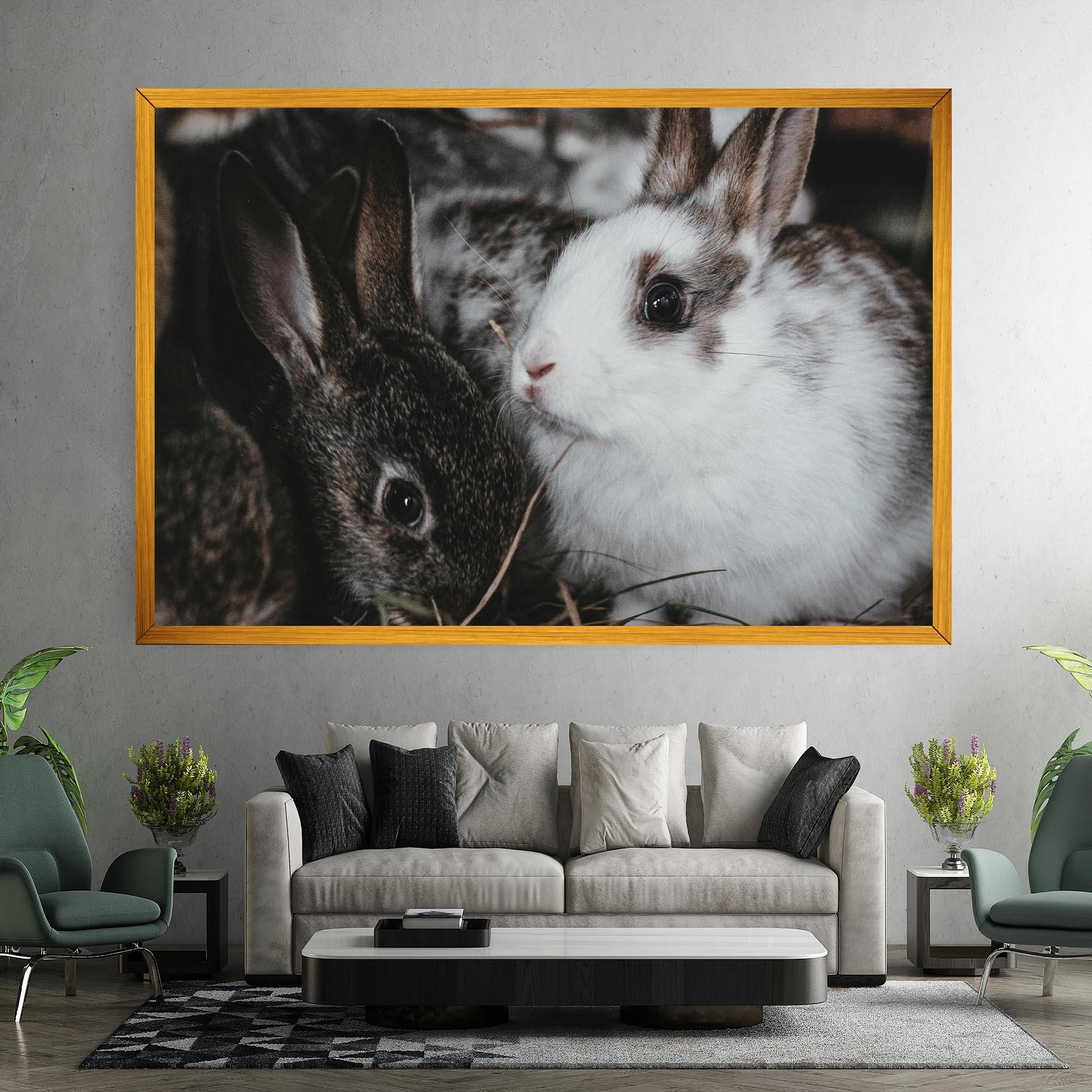 Tablou Canvas Cute Small Rabbit mockup 7