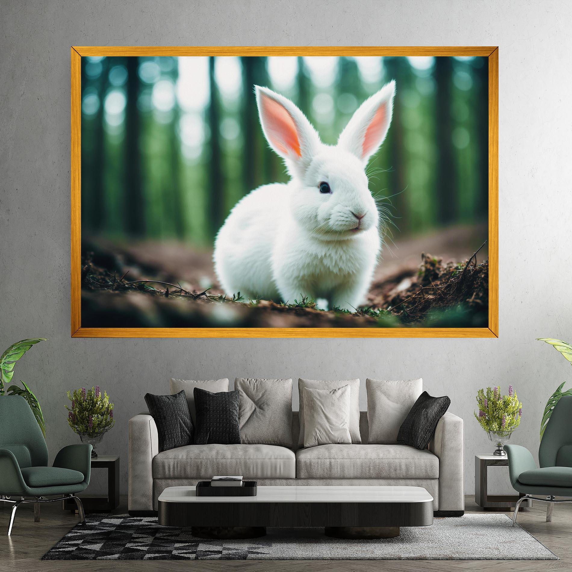 Tablou Canvas Forest Bunny mockup 7