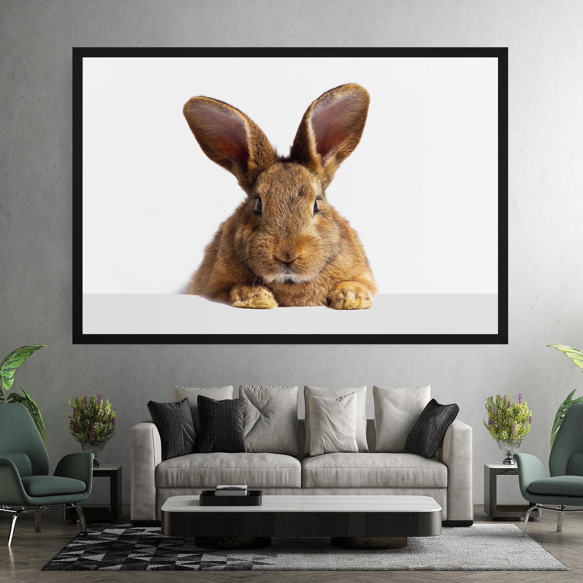 Tablou Canvas Brown Cute Bunny mockup 7