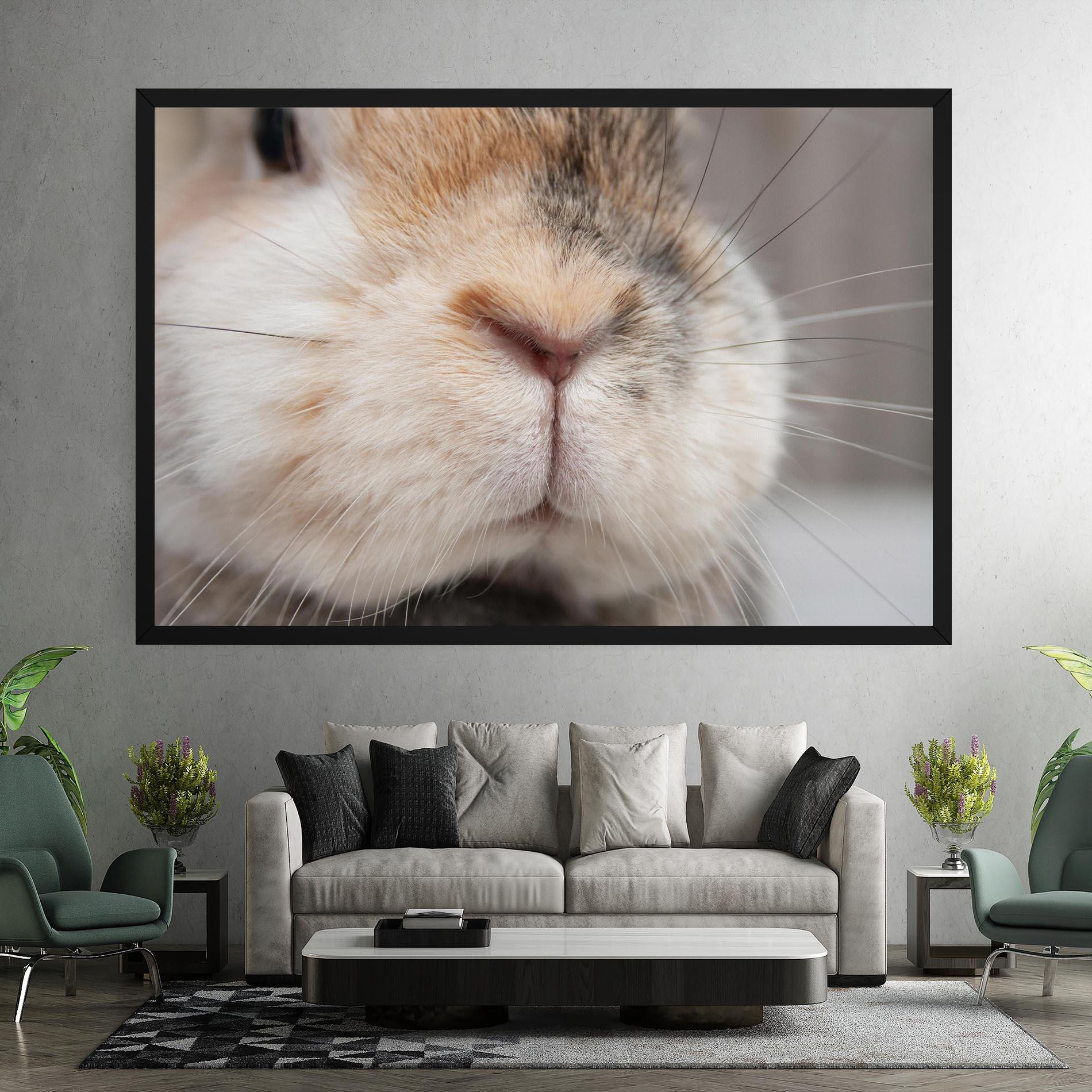 Tablou Canvas Close Up Bunny mockup 7