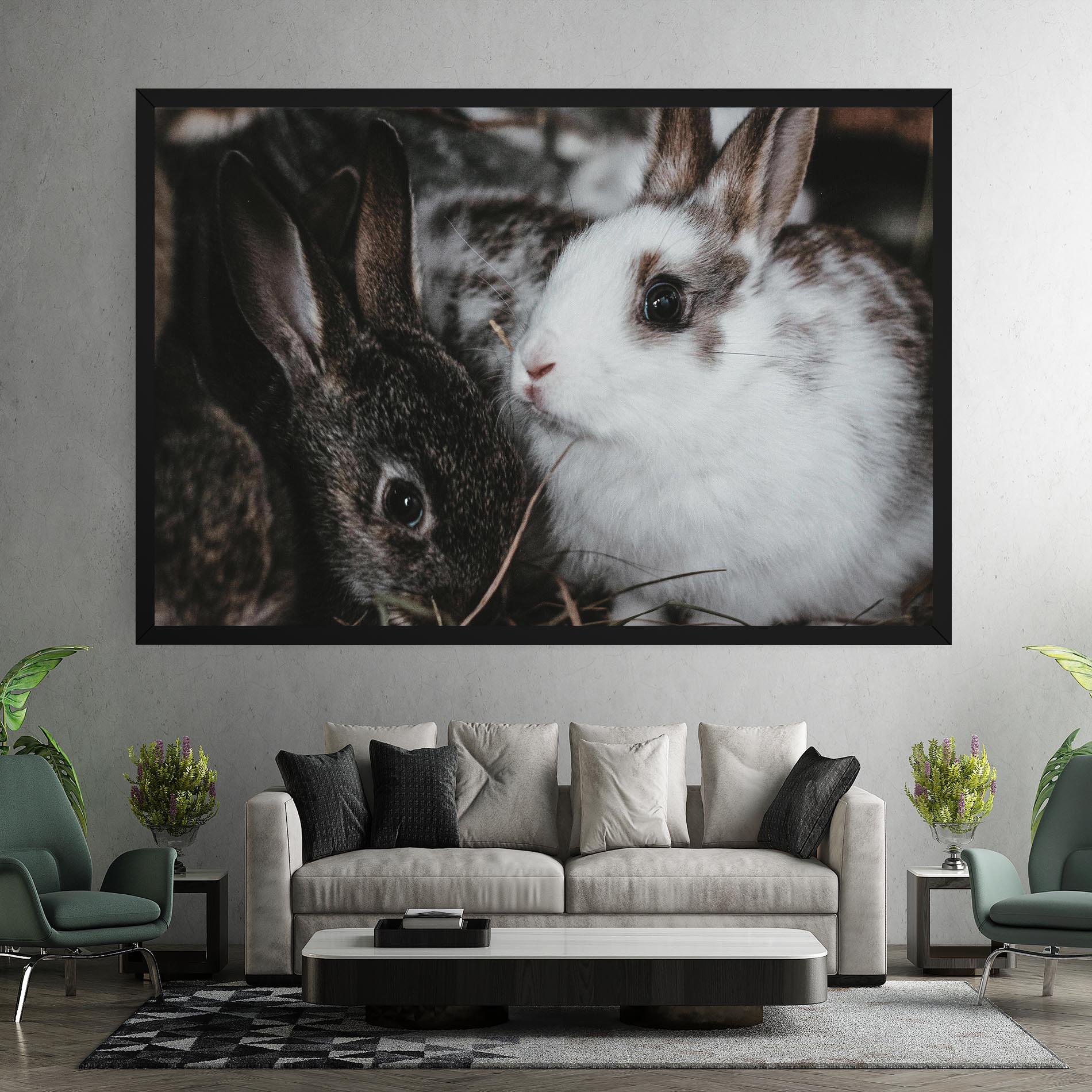 Tablou Canvas Cute Small Rabbit mockup 7