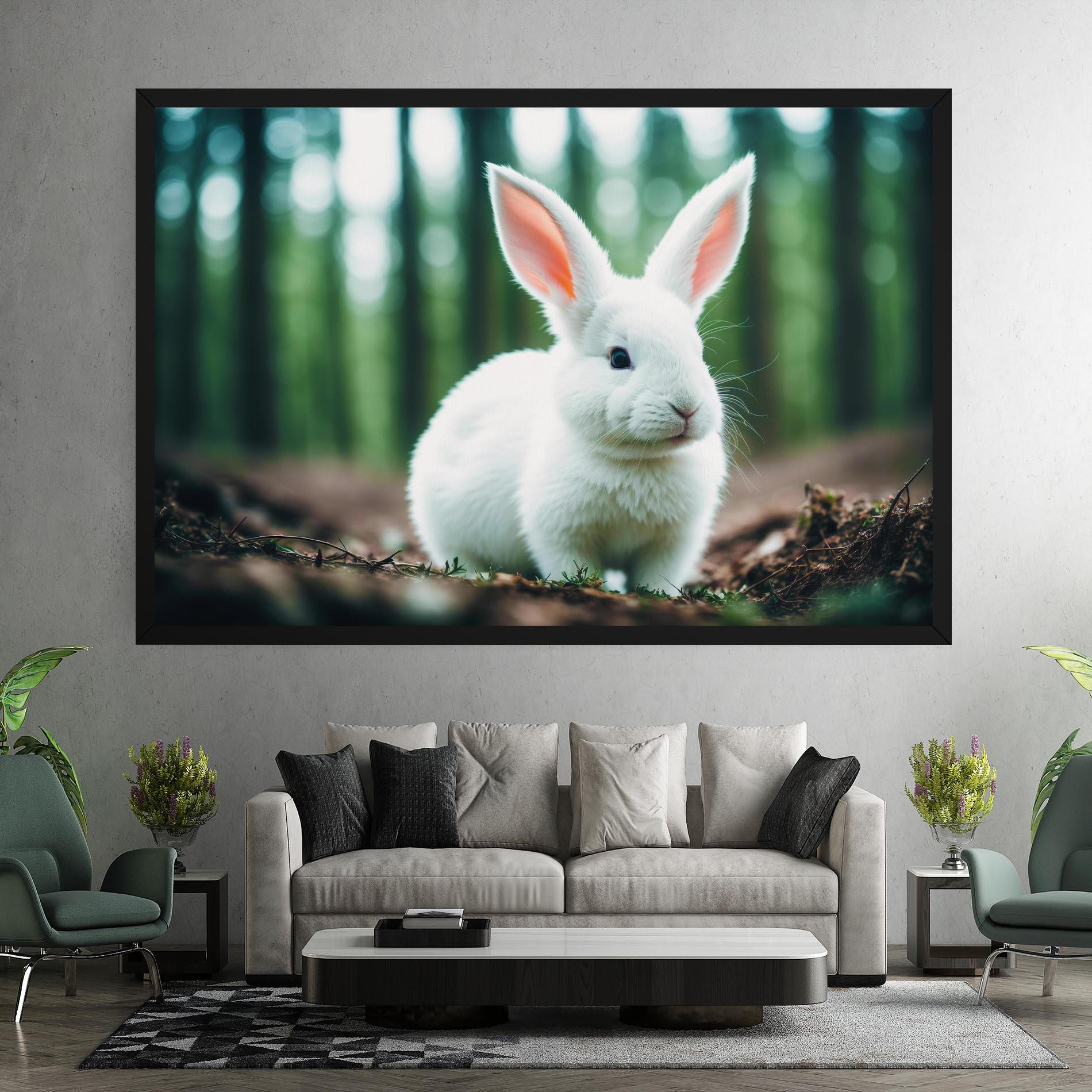 Tablou Canvas Forest Bunny mockup 7