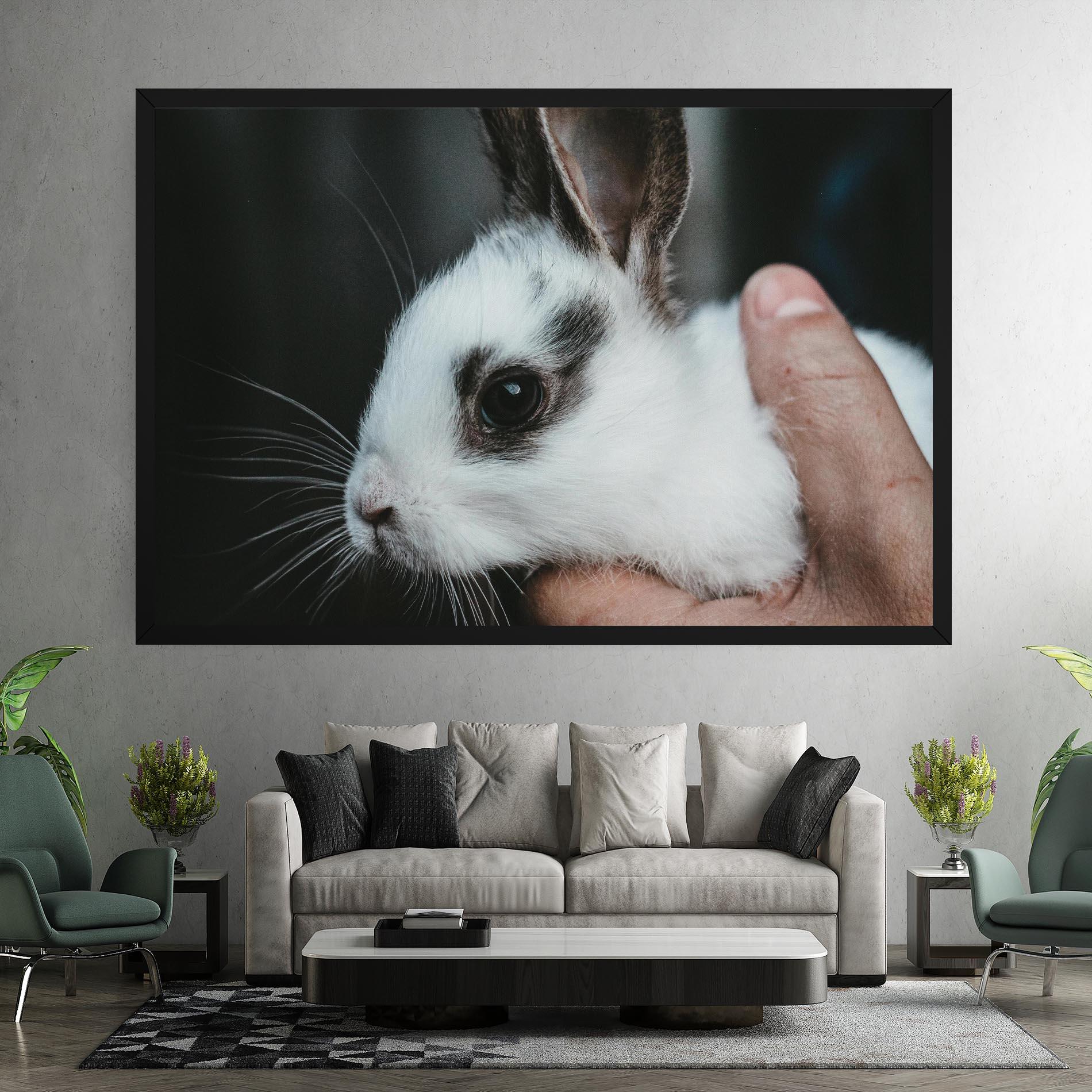 Tablou Canvas Holding Cute Bunny mockup 7