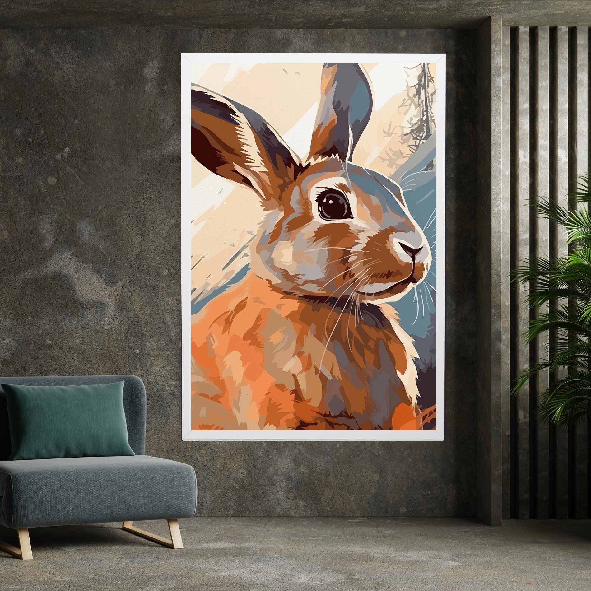 Tablou Canvas Anime Rabbit mockup 7
