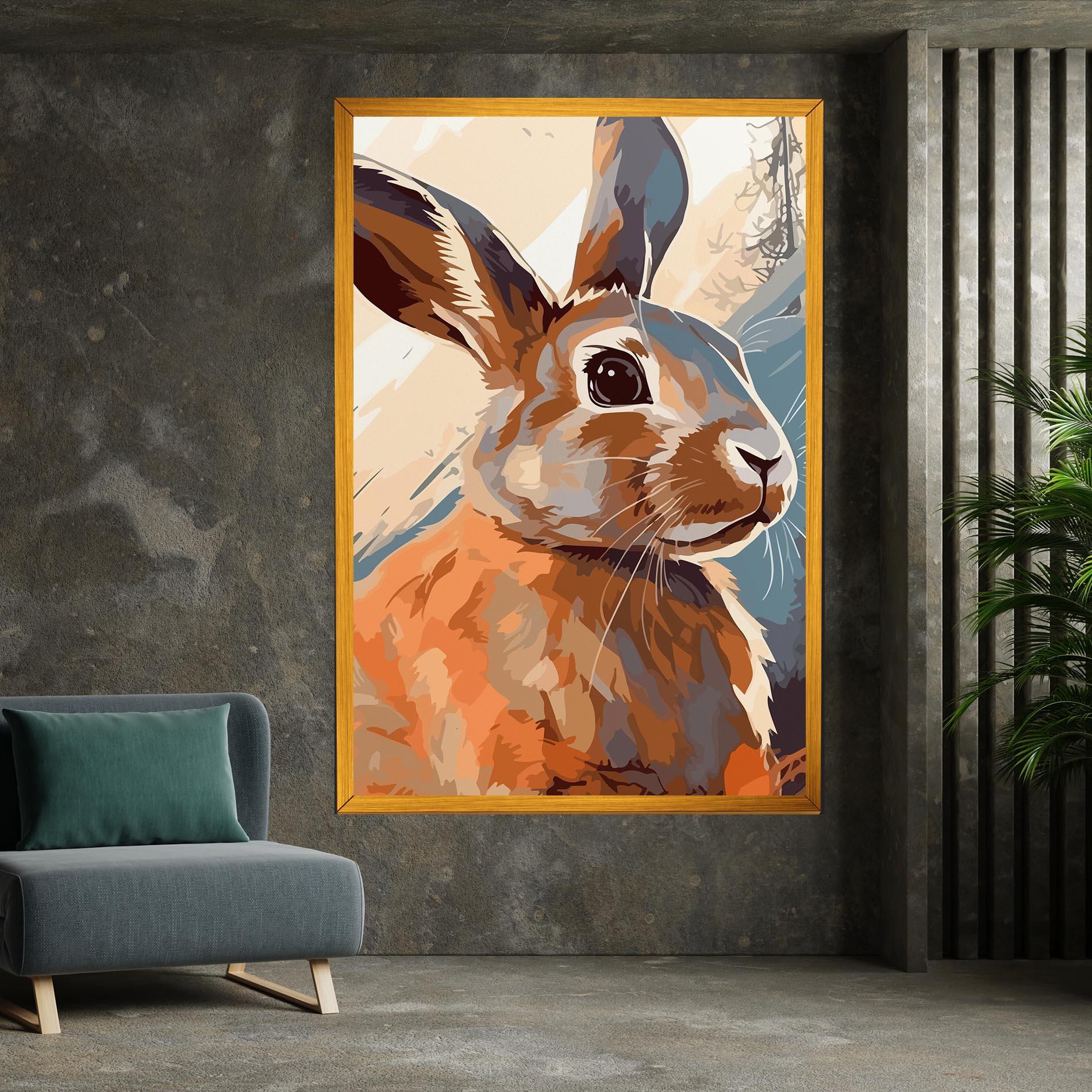 Tablou Canvas Anime Rabbit mockup 7