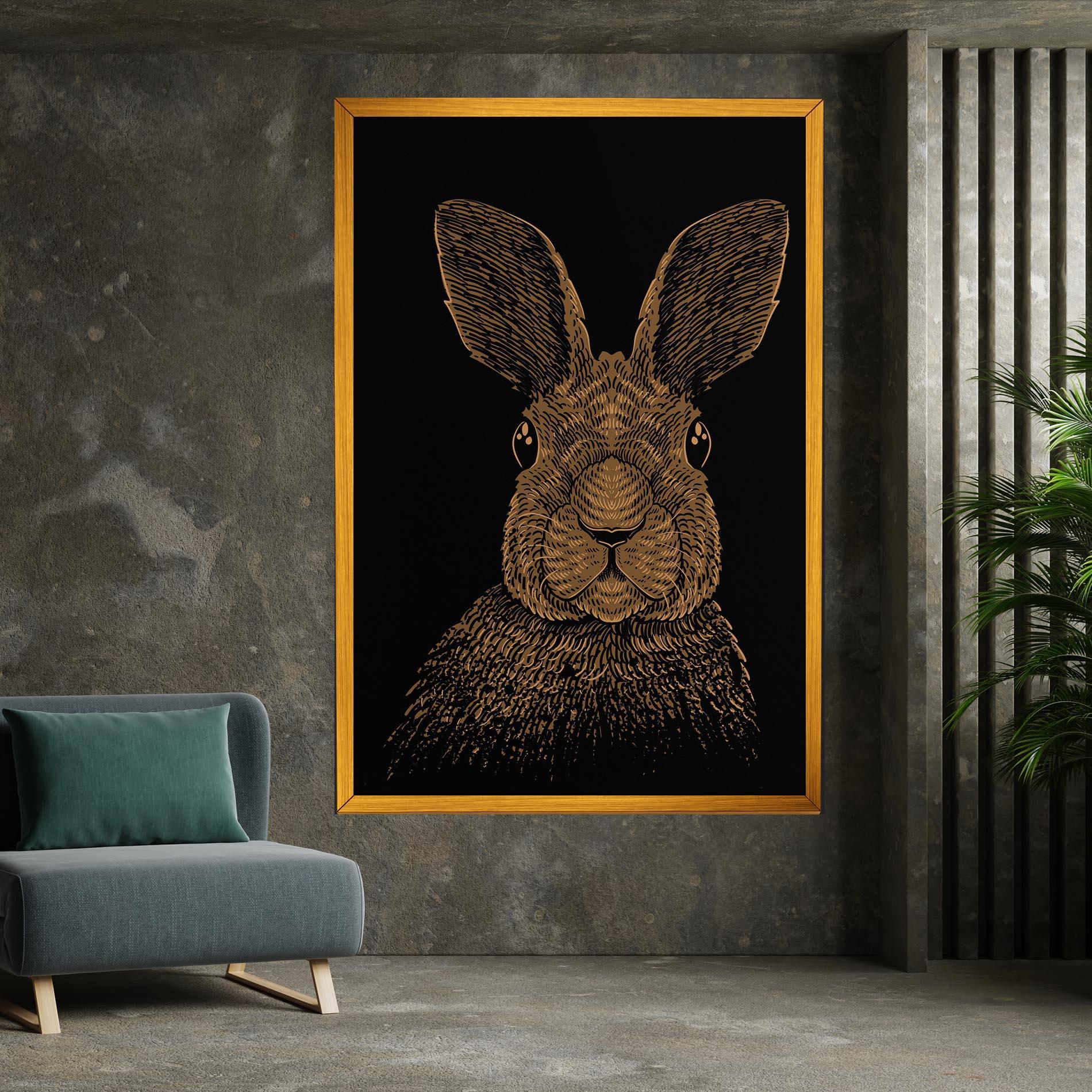 Tablou Canvas Brown Bunny mockup 7