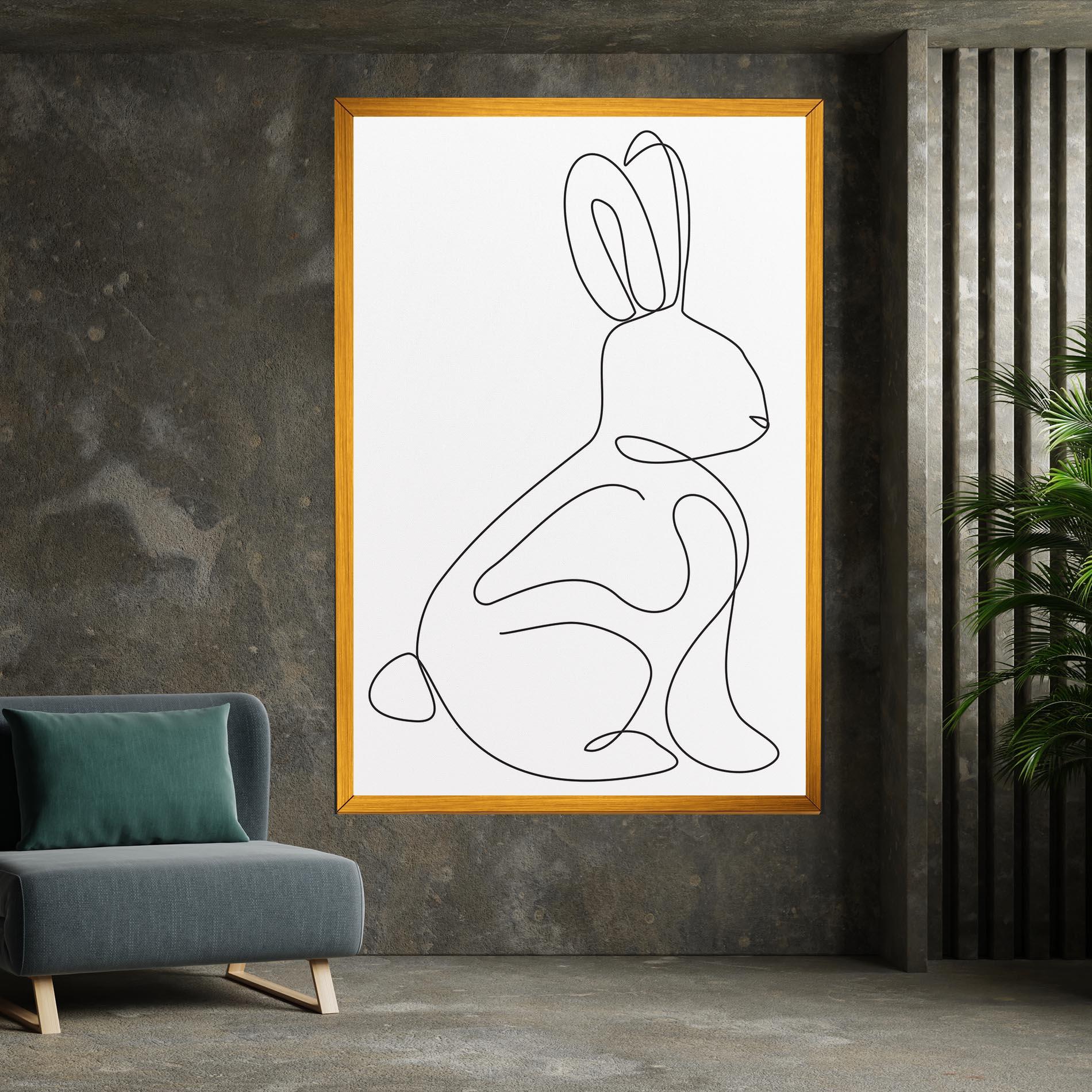 Tablou Canvas Cute Rabbit mockup 7