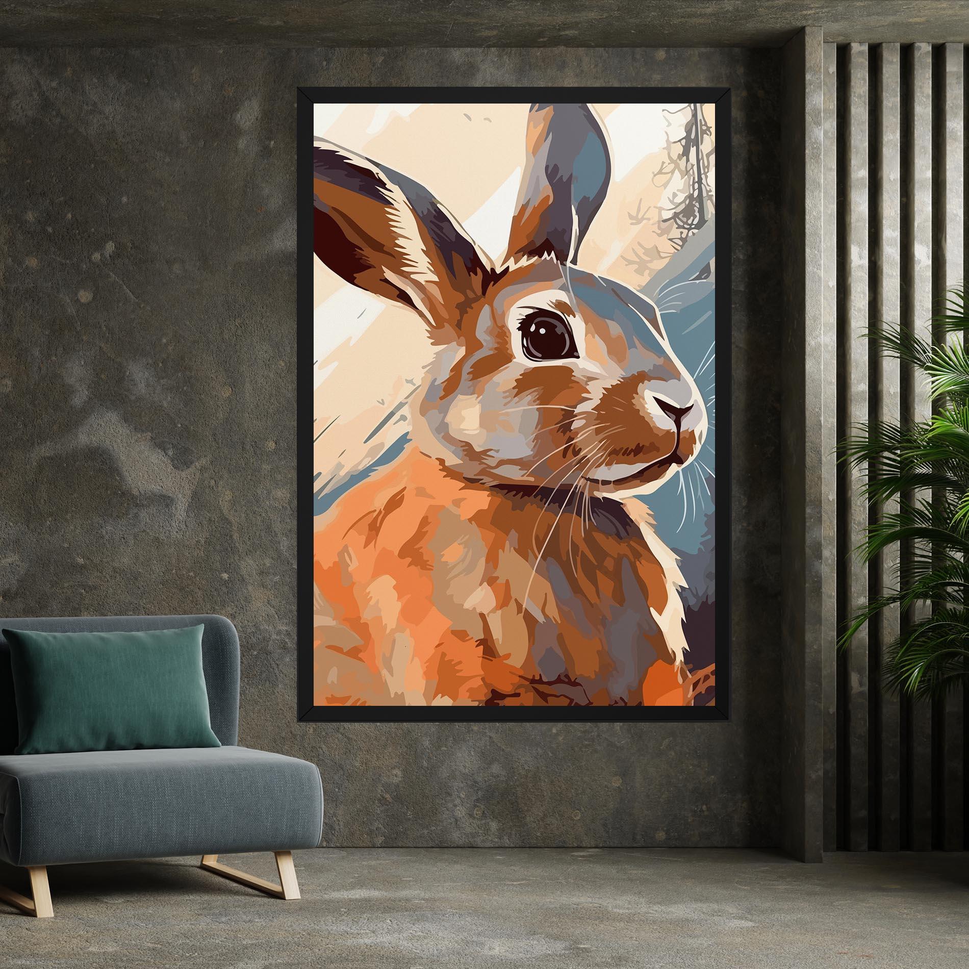 Tablou Canvas Anime Rabbit mockup 7