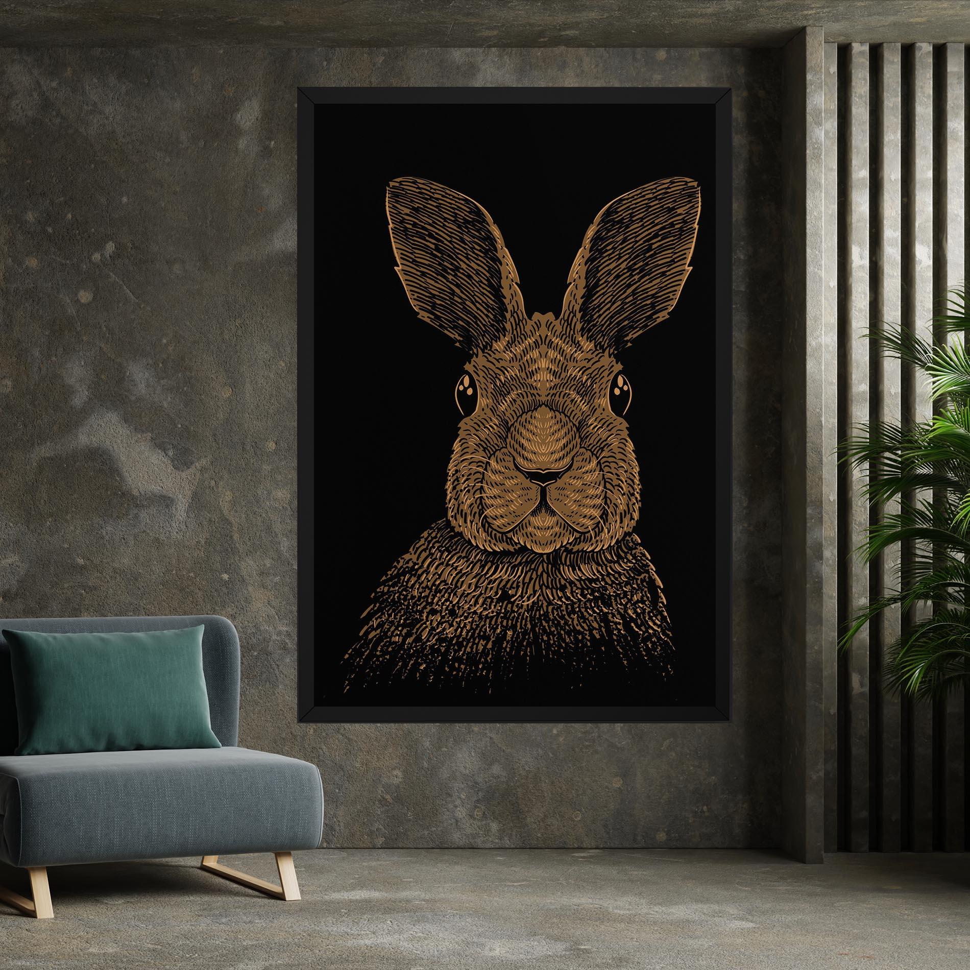 Tablou Canvas Brown Bunny mockup 7