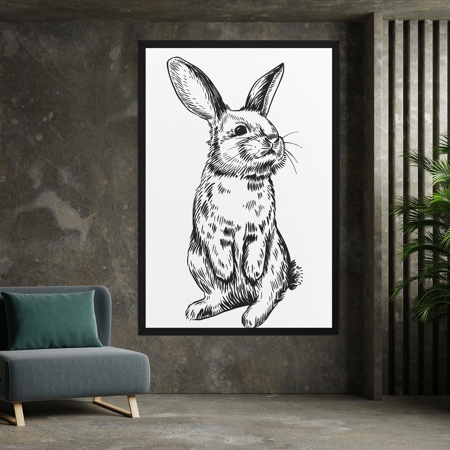 Tablou Canvas Cute Bunny mockup 7
