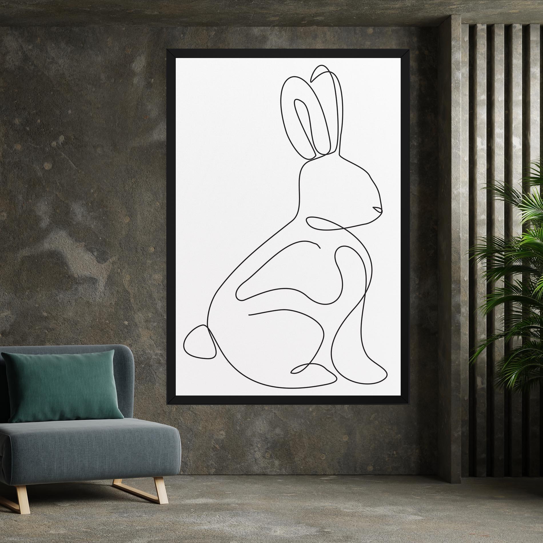 Tablou Canvas Cute Rabbit mockup 7