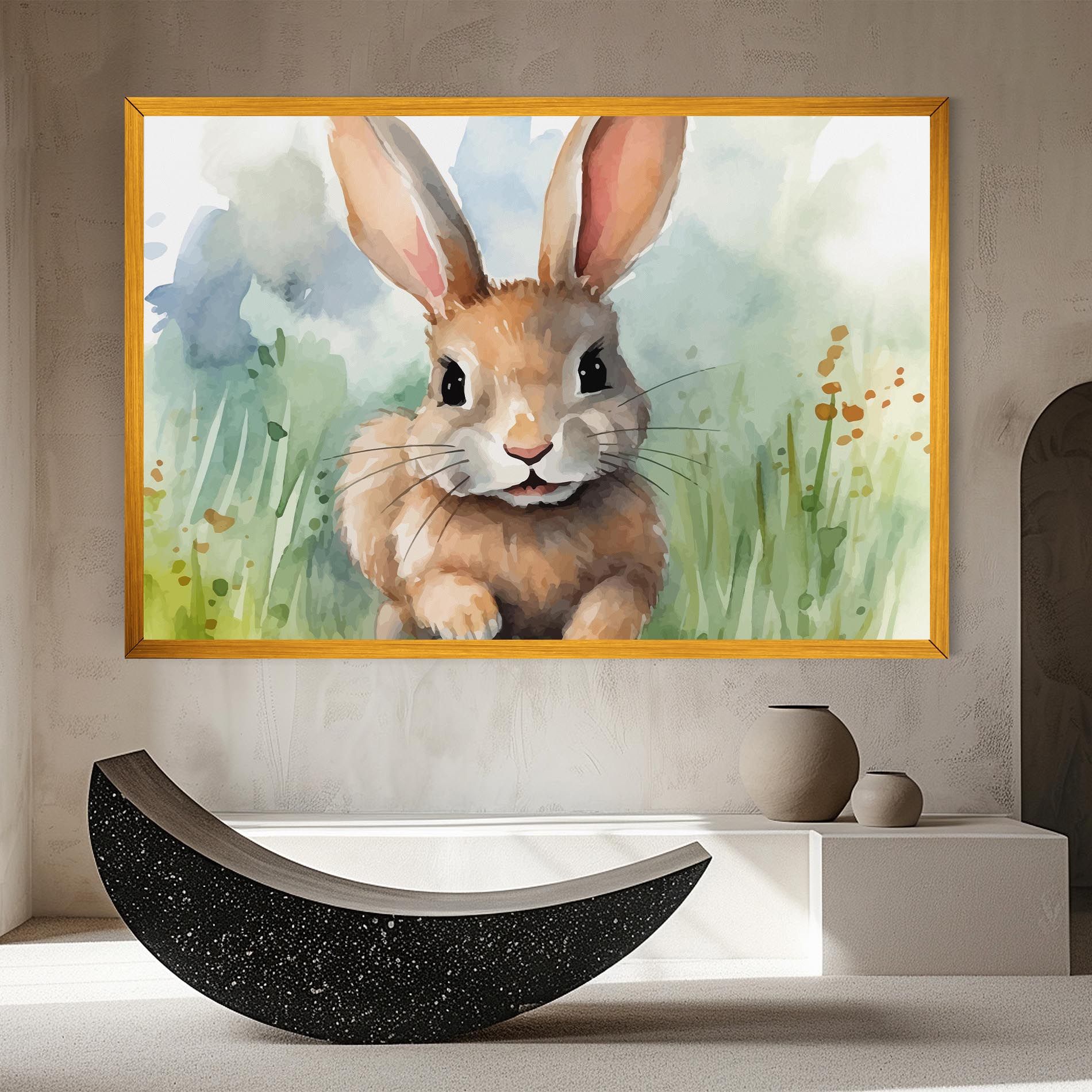 Brown Cream Bunny mockup 8