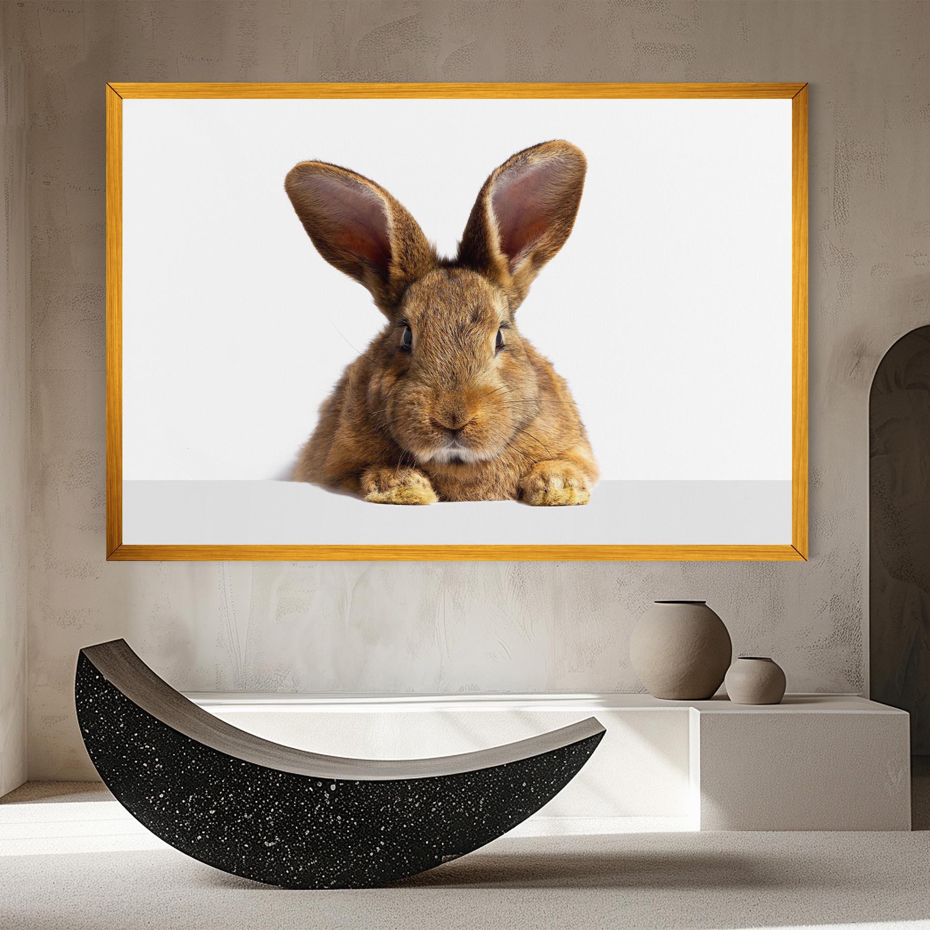 Tablou Canvas Brown Cute Bunny mockup 8