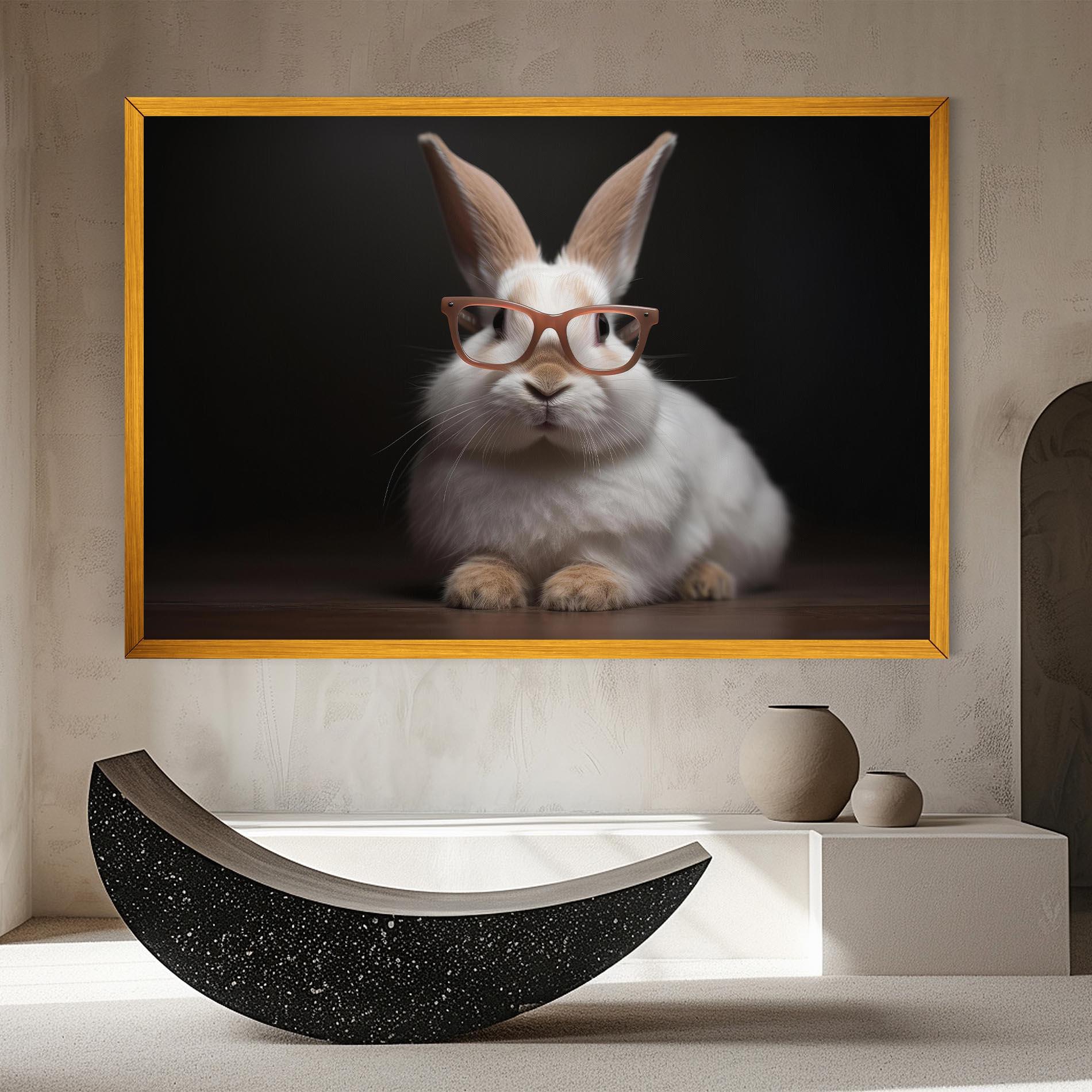 Tablou Canvas Eyeglasses Bunny mockup 8