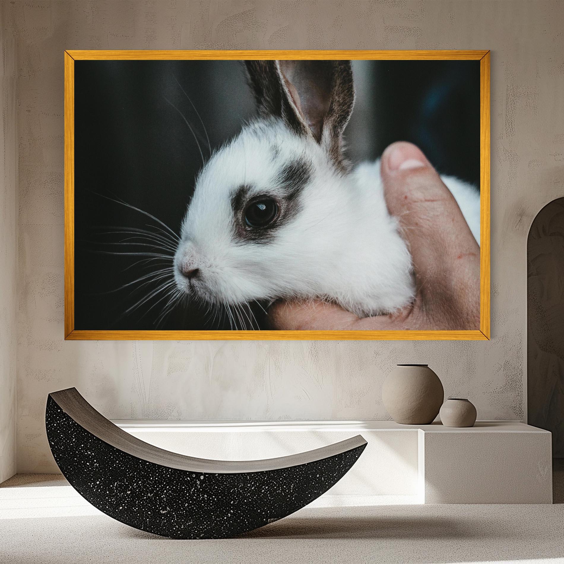 Tablou Canvas Holding Cute Bunny mockup 8