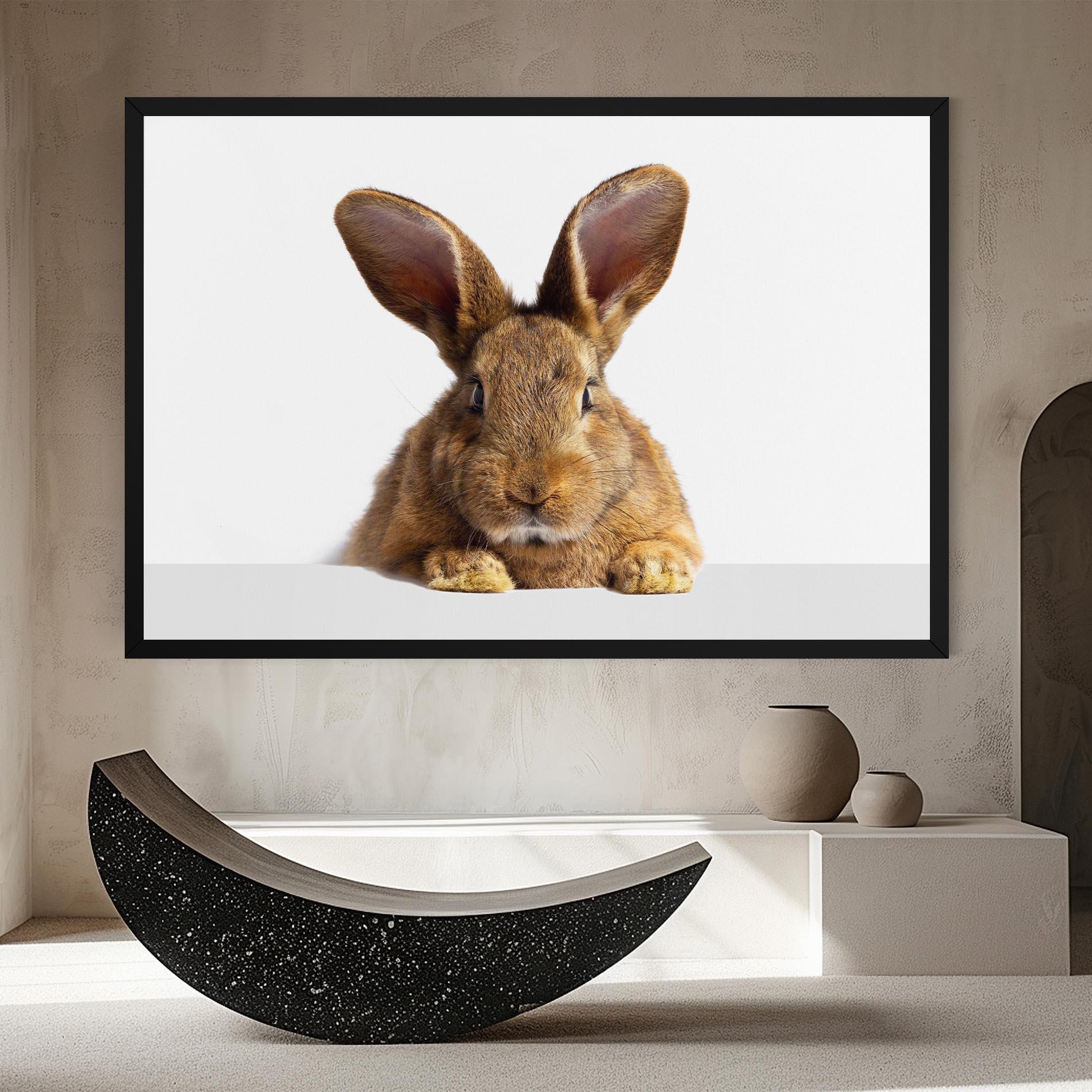 Tablou Canvas Brown Cute Bunny mockup 8