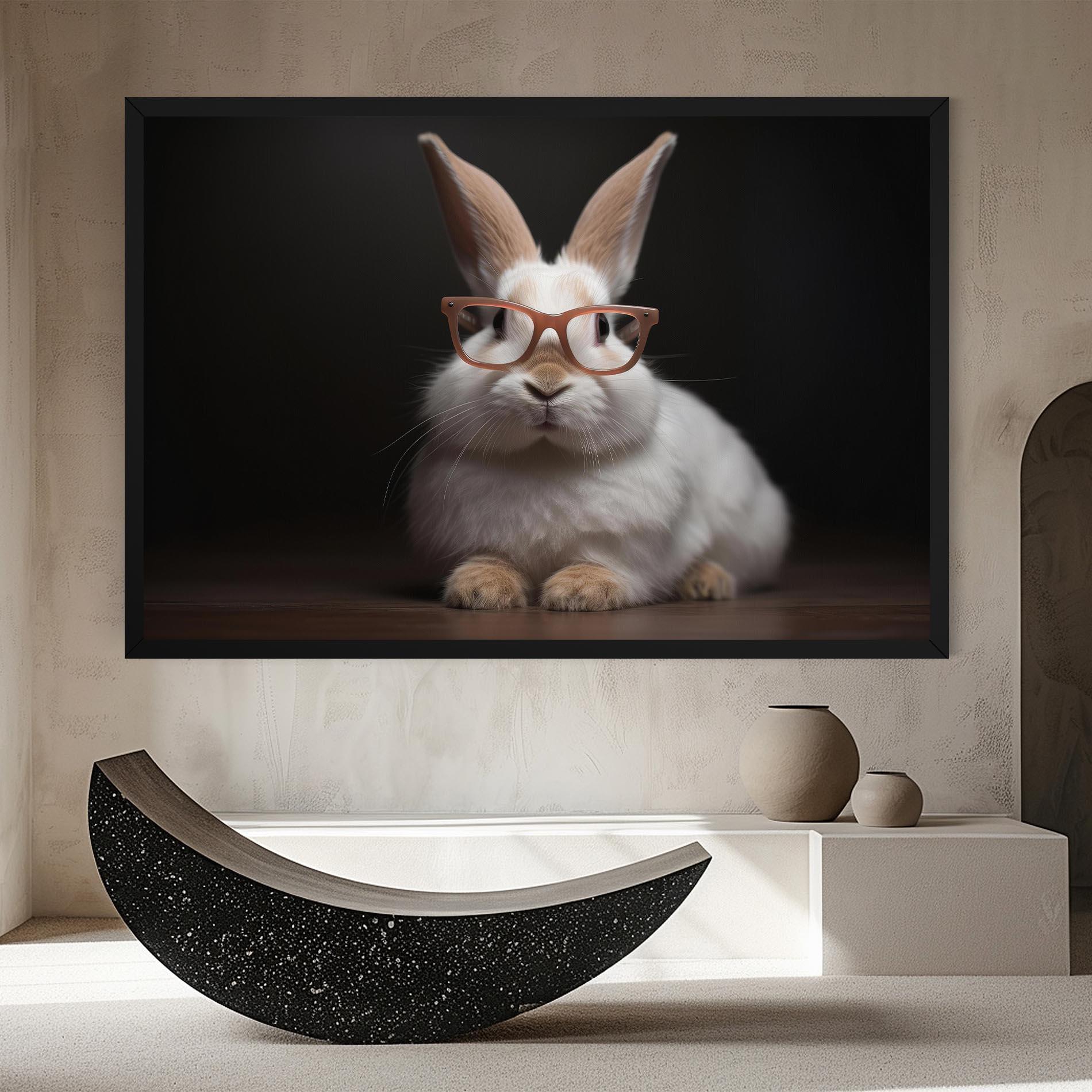 Tablou Canvas Eyeglasses Bunny mockup 8