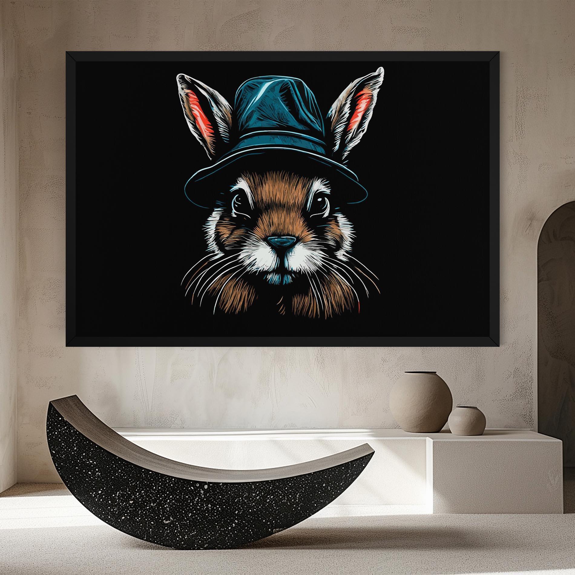 Tablou Canvas Hat Bunny mockup 8