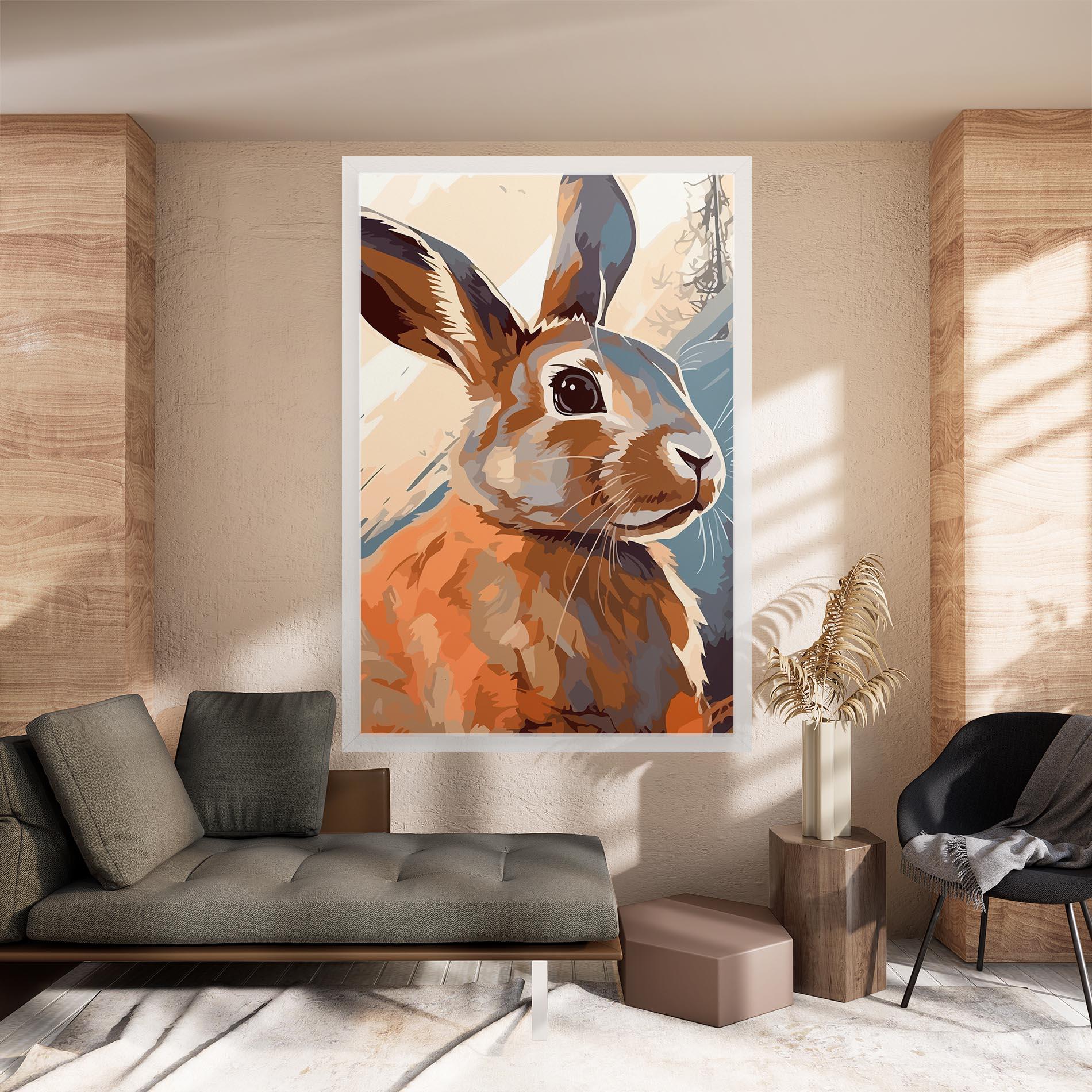 Tablou Canvas Anime Rabbit mockup 8