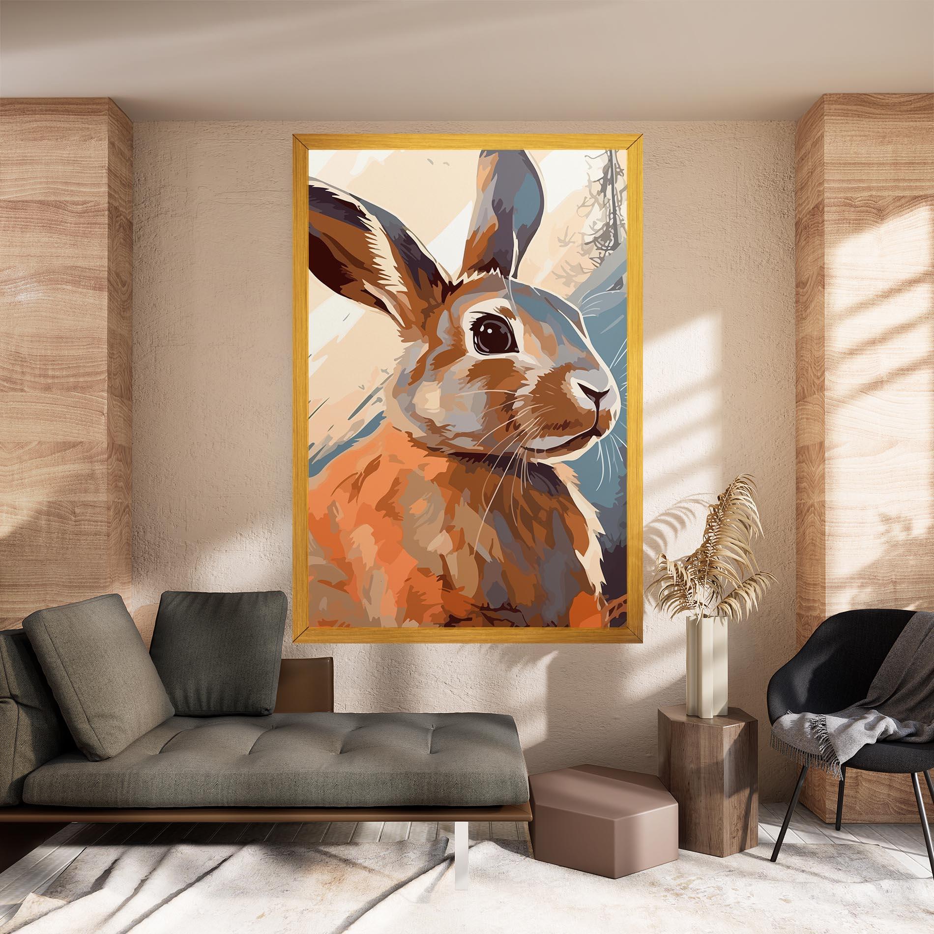 Tablou Canvas Anime Rabbit mockup 8
