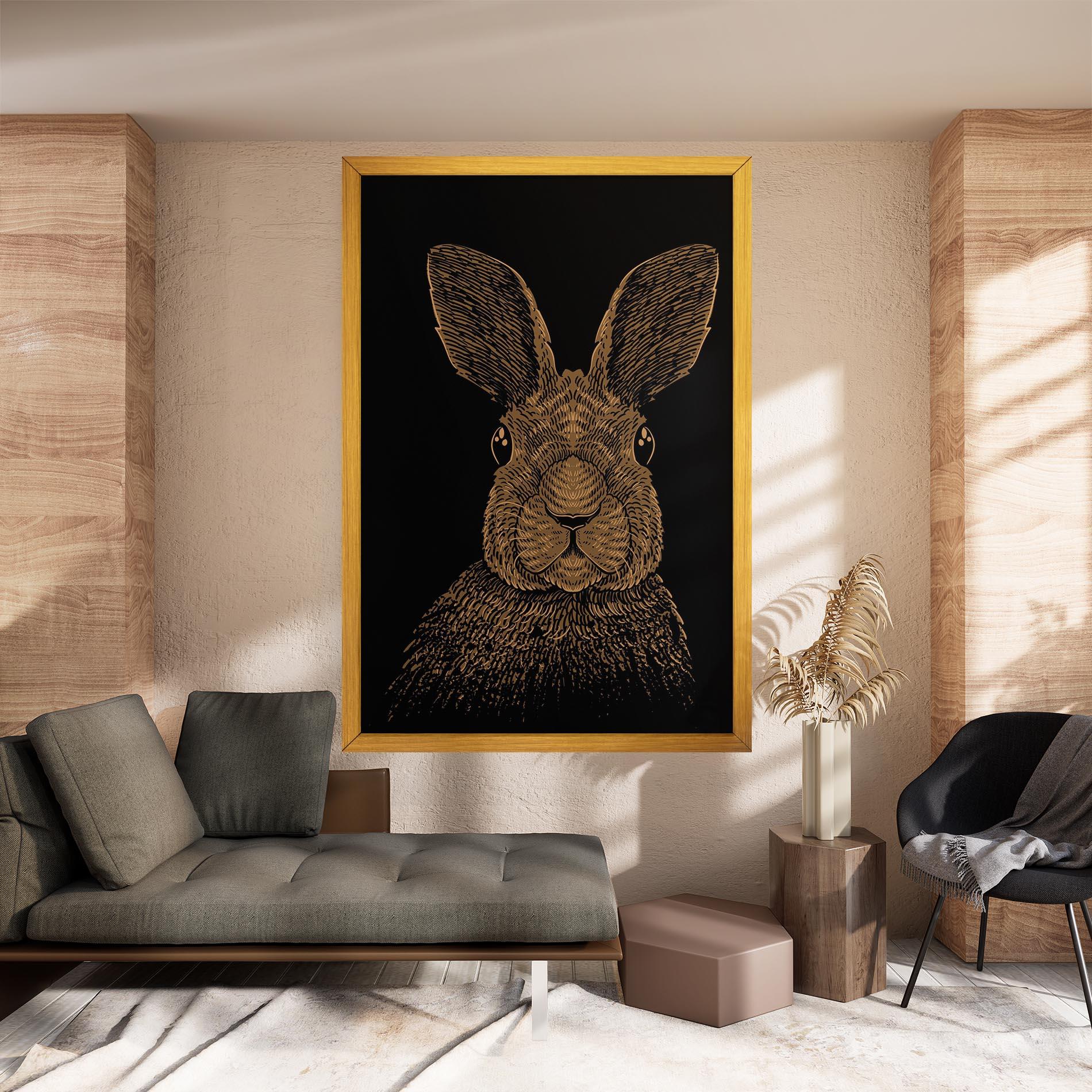 Tablou Canvas Brown Bunny mockup 8