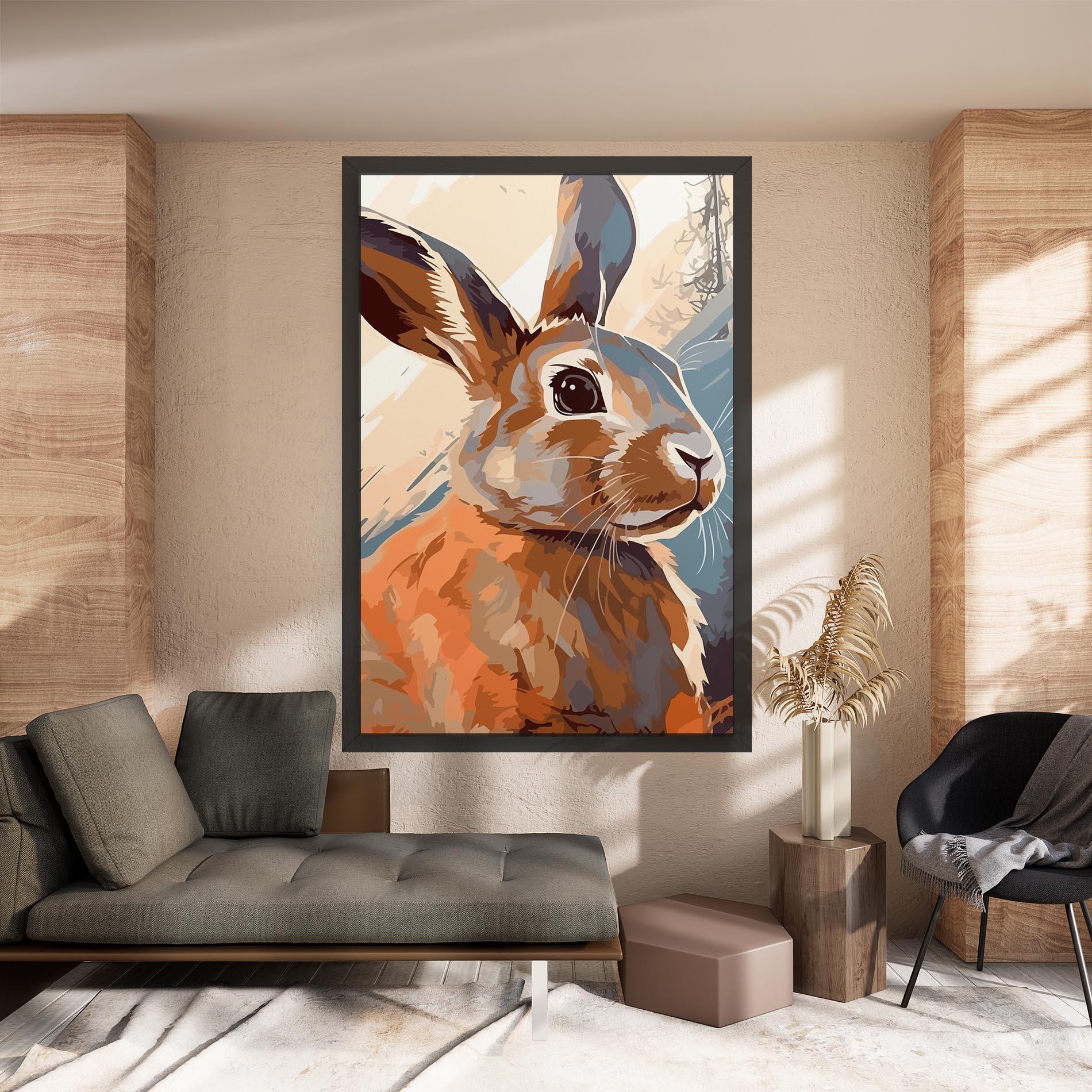 Tablou Canvas Anime Rabbit mockup 8