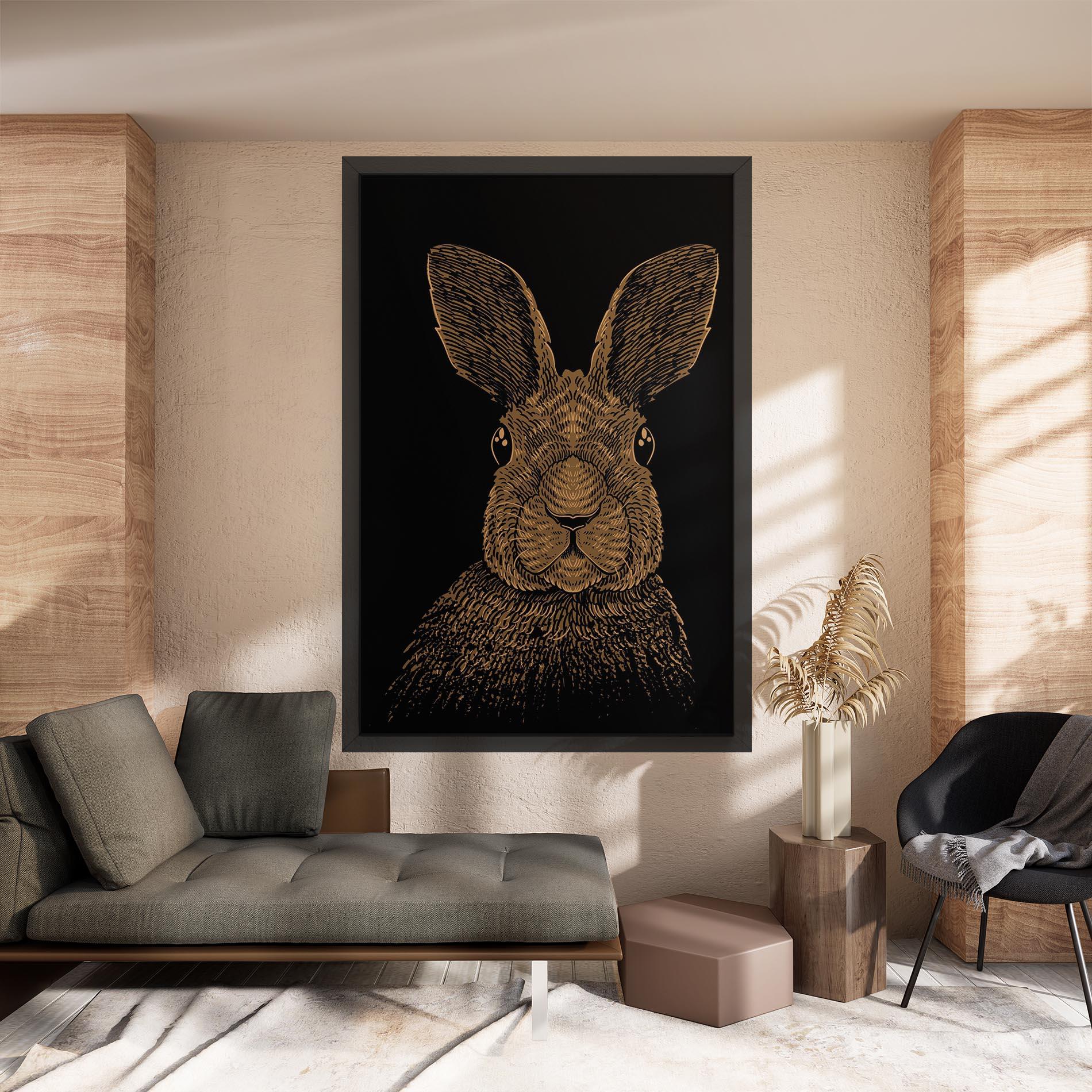 Tablou Canvas Brown Bunny mockup 8