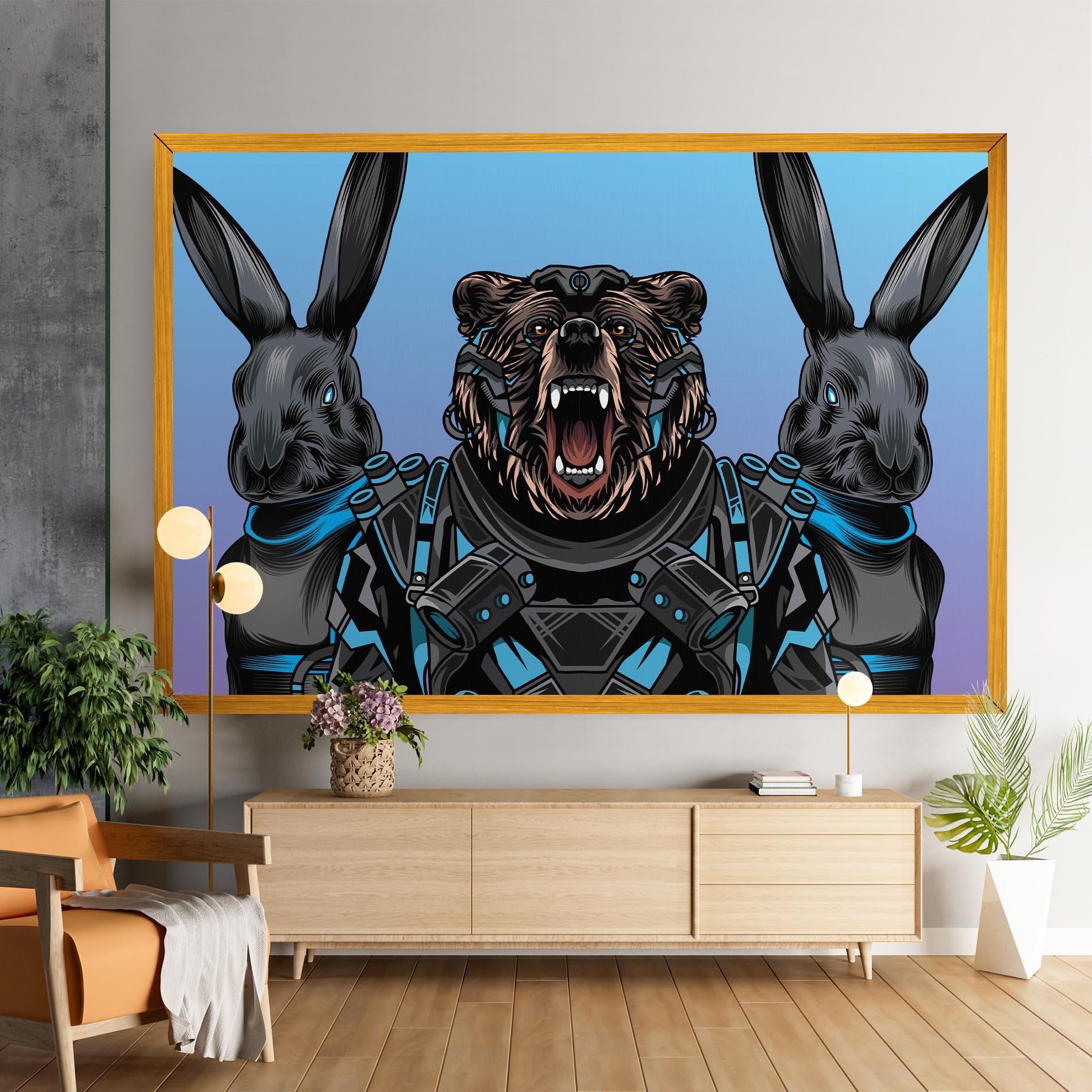 Tablou Canvas Bunny Bear mockup 9