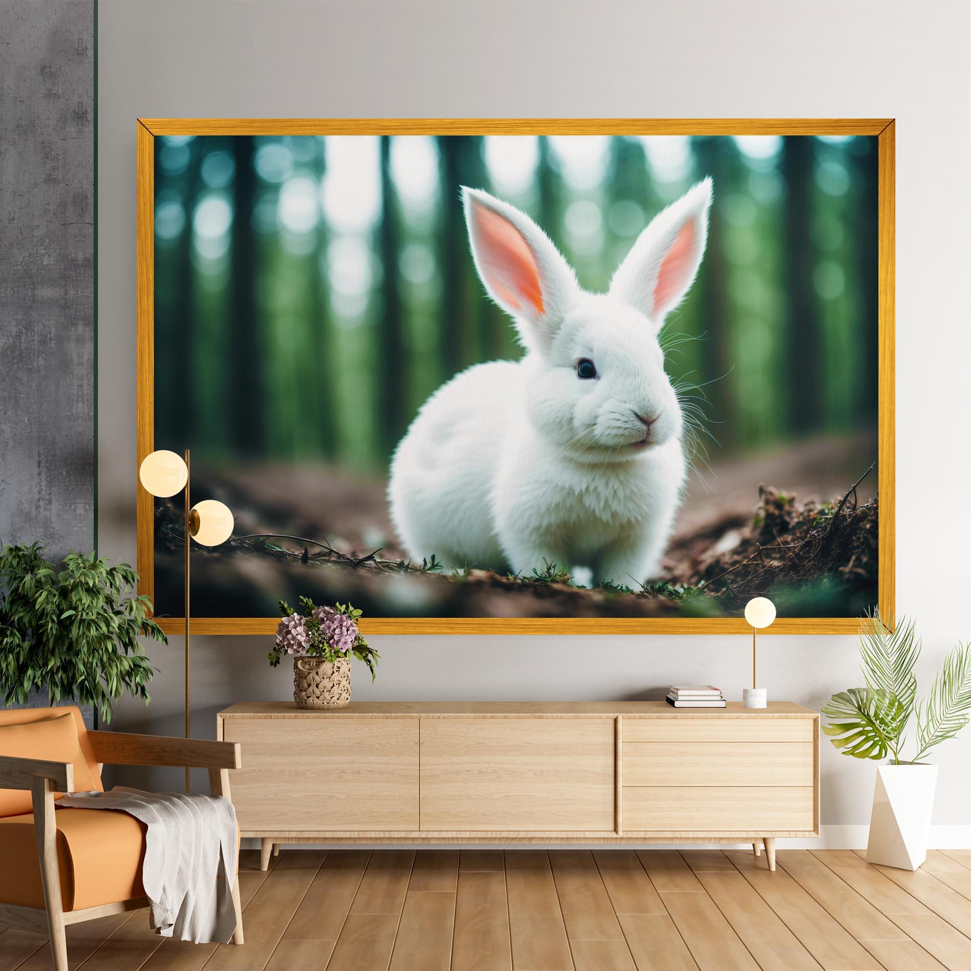 Tablou Canvas Forest Bunny mockup 9