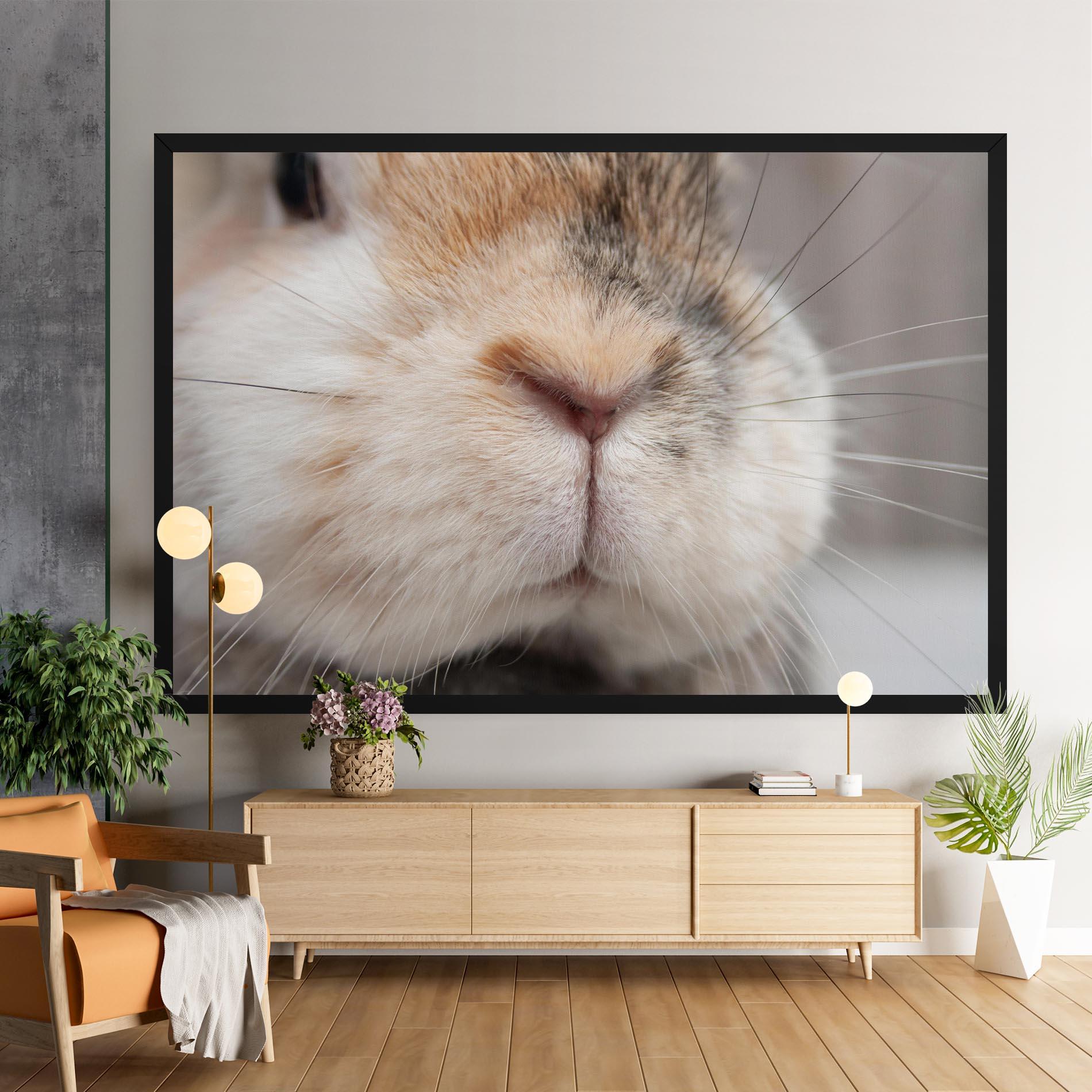Tablou Canvas Close Up Bunny mockup 9