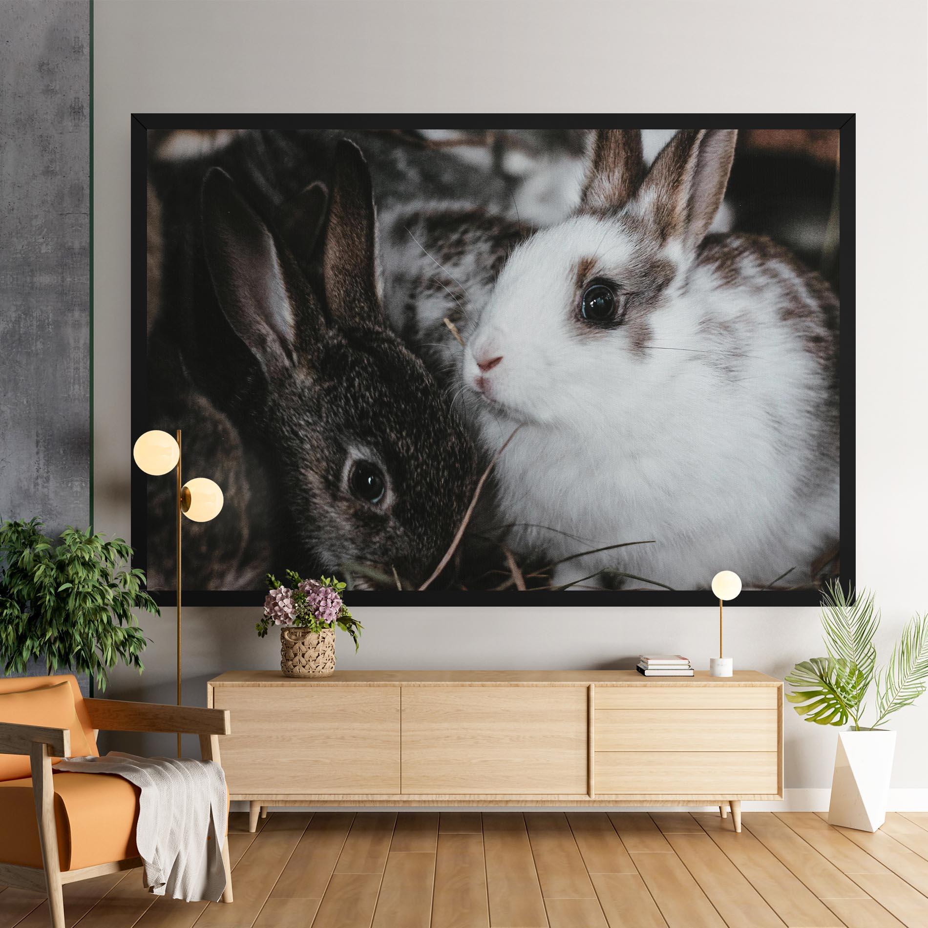 Tablou Canvas Cute Small Rabbit mockup 9
