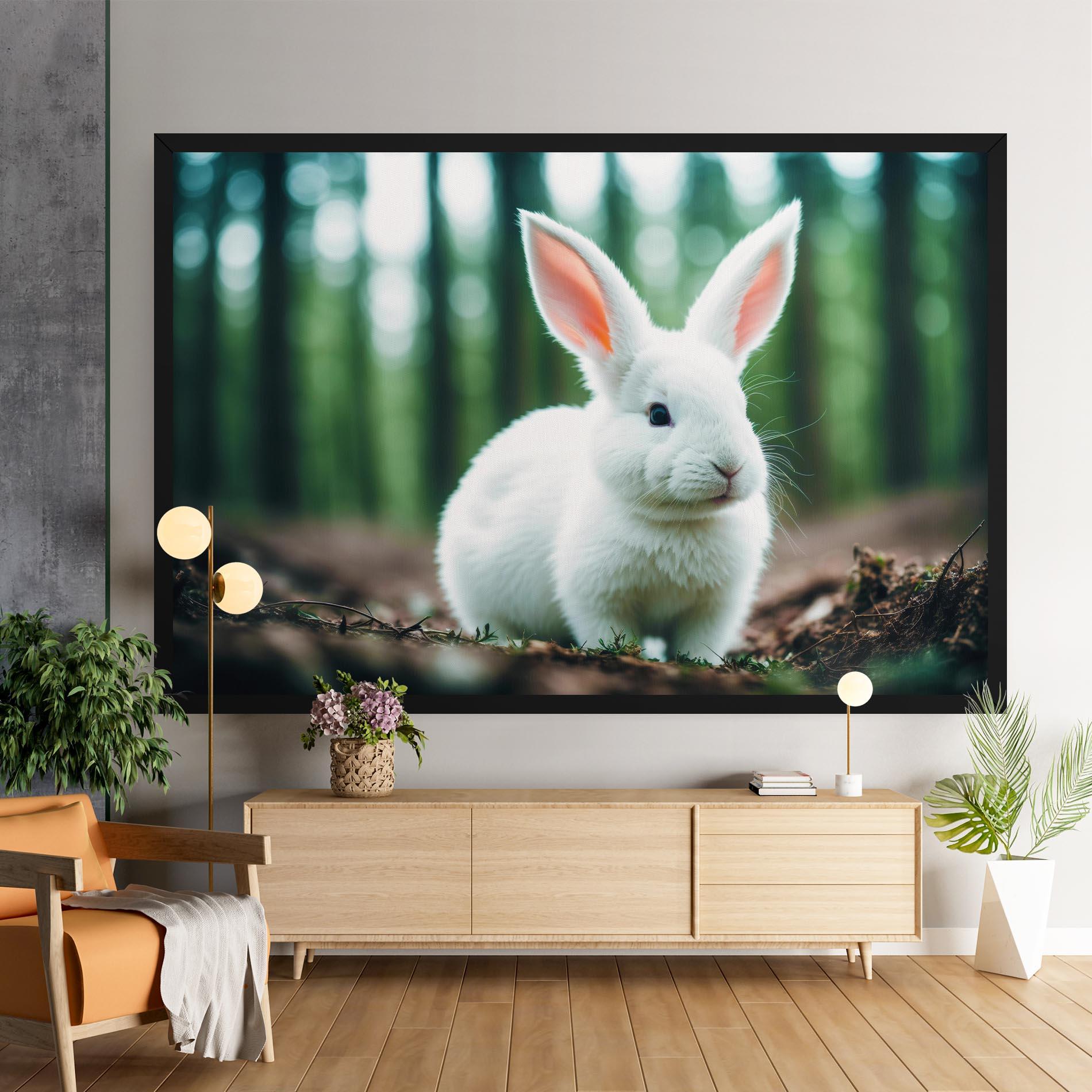 Tablou Canvas Forest Bunny mockup 9