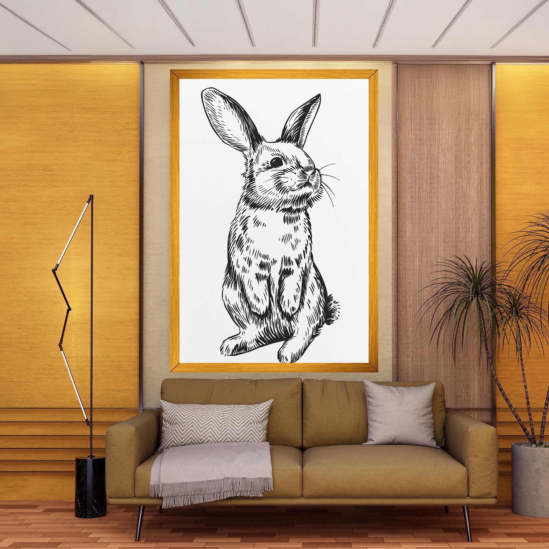 Tablou Canvas Cute Bunny mockup 9