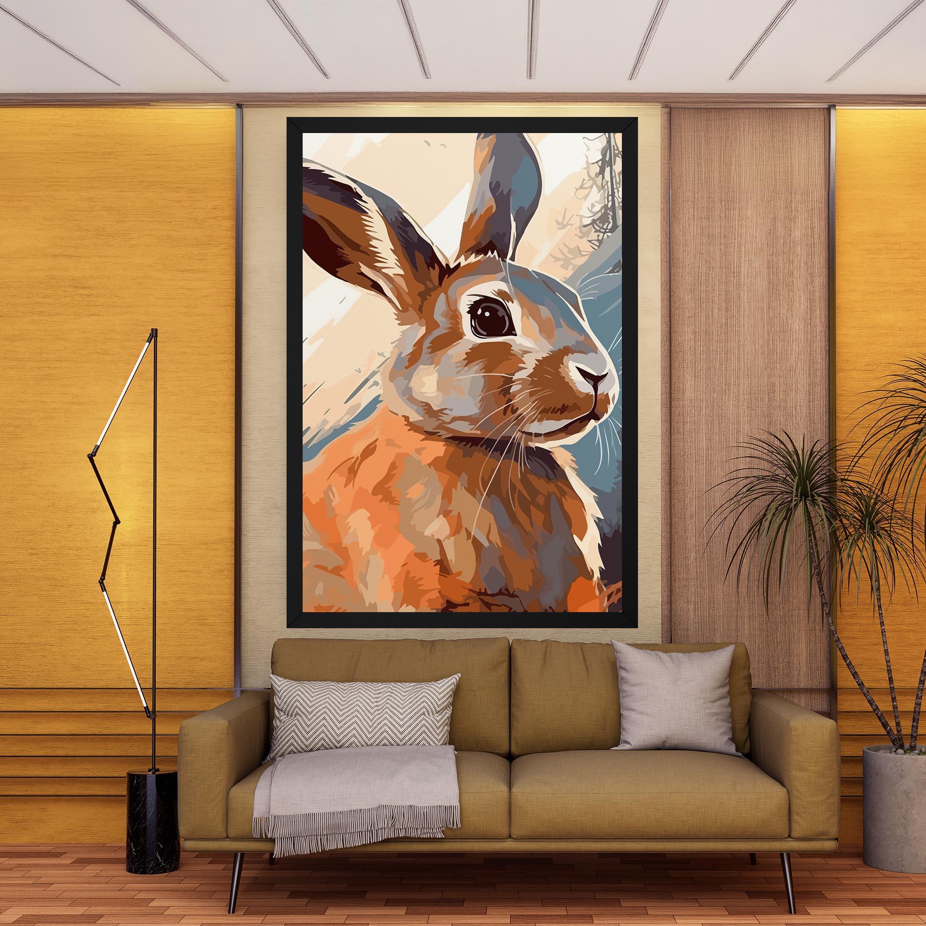 Tablou Canvas Anime Rabbit mockup 9