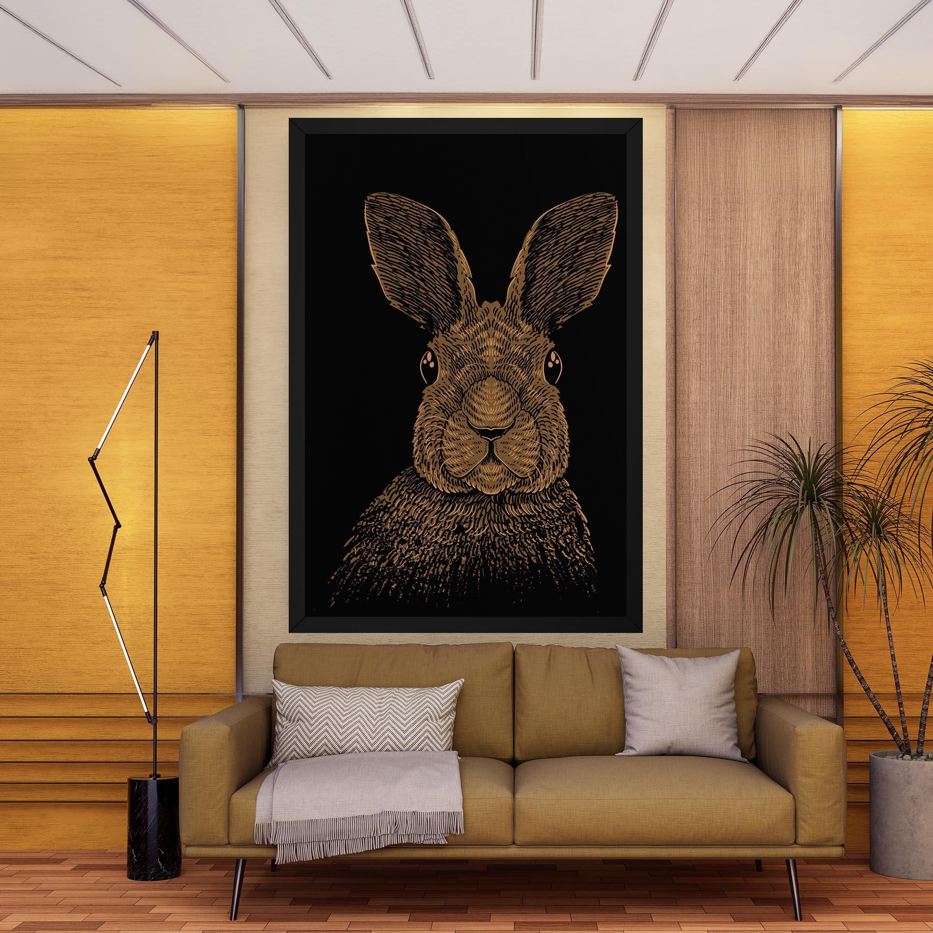 Tablou Canvas Brown Bunny mockup 9