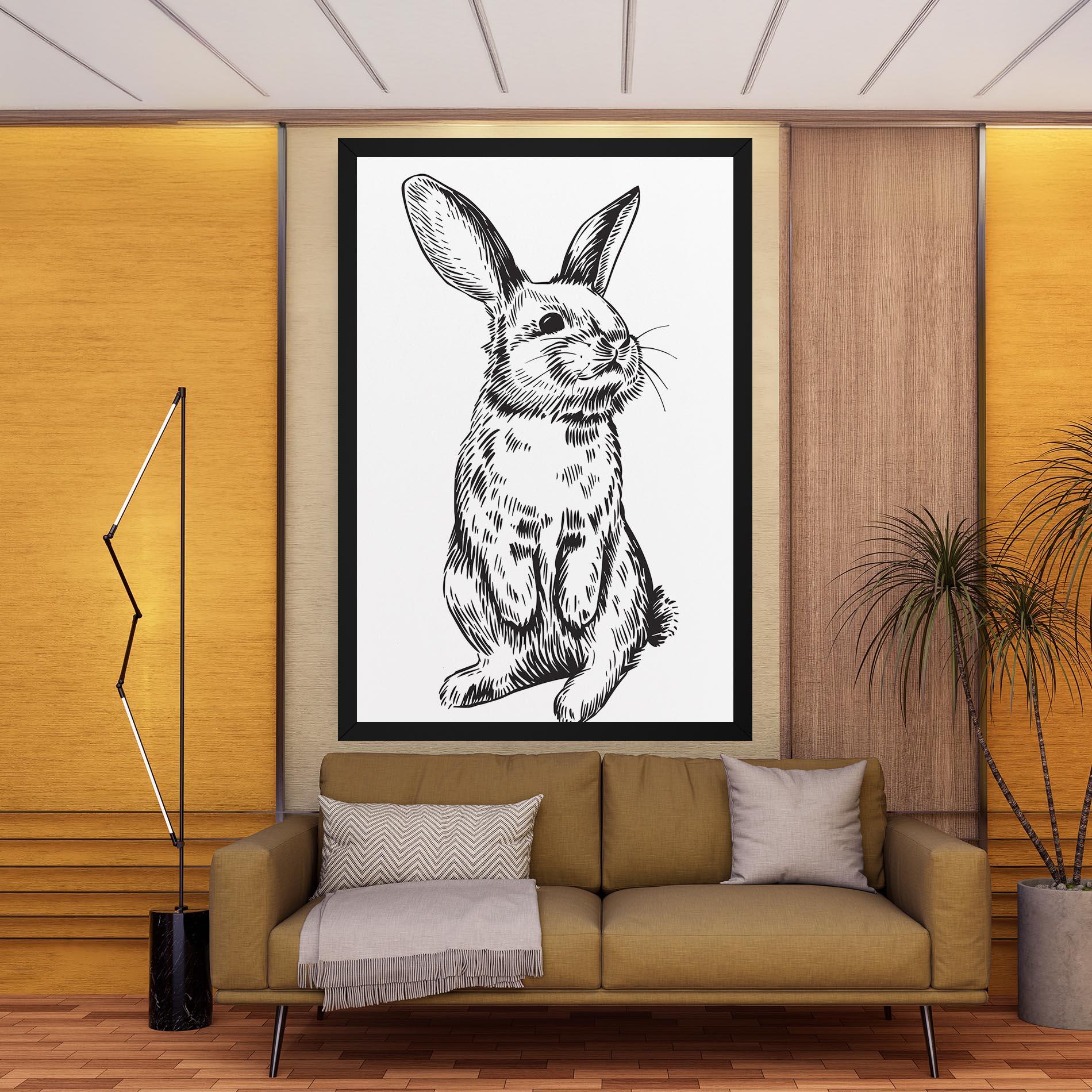 Tablou Canvas Cute Bunny mockup 9