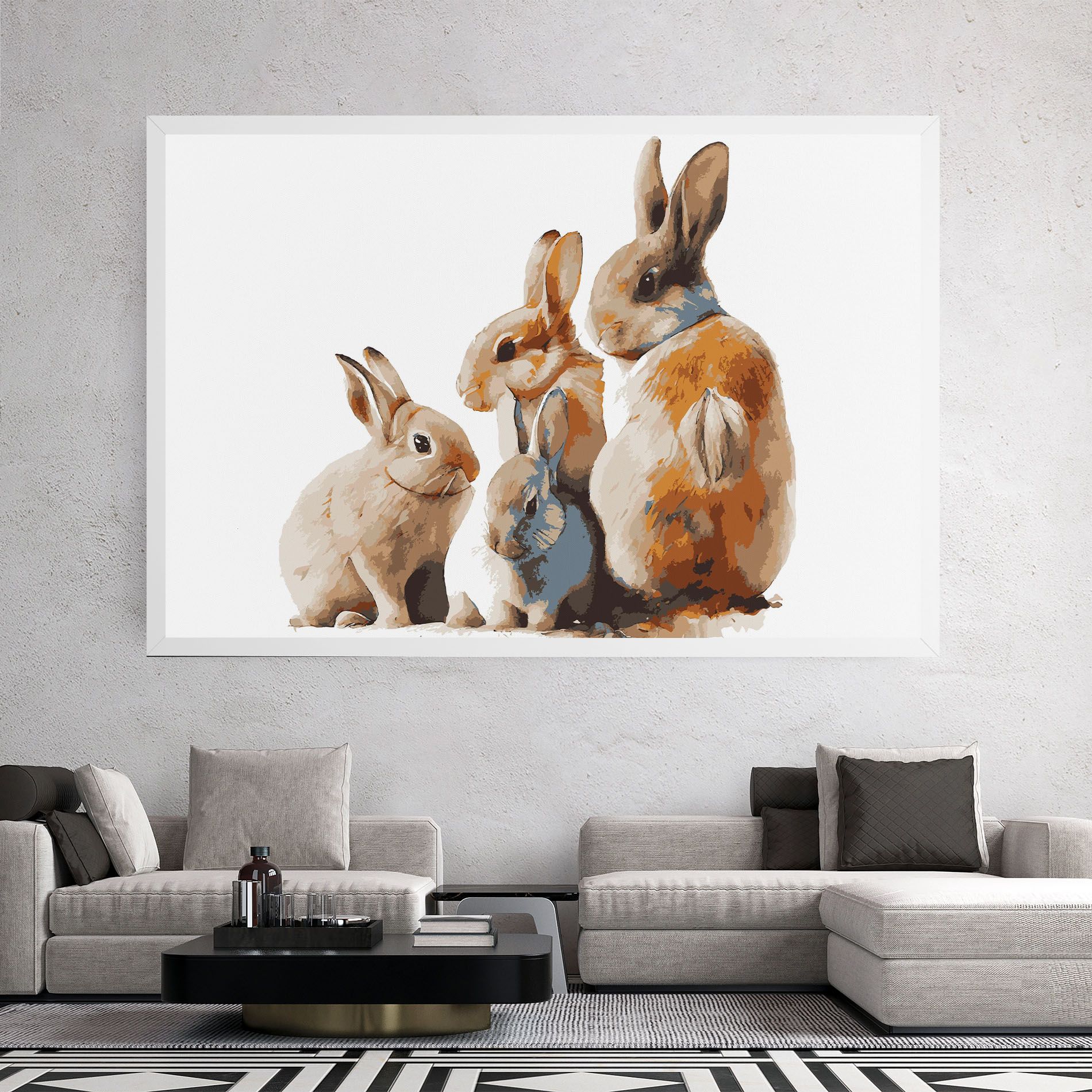 Bunny Family mockup 2