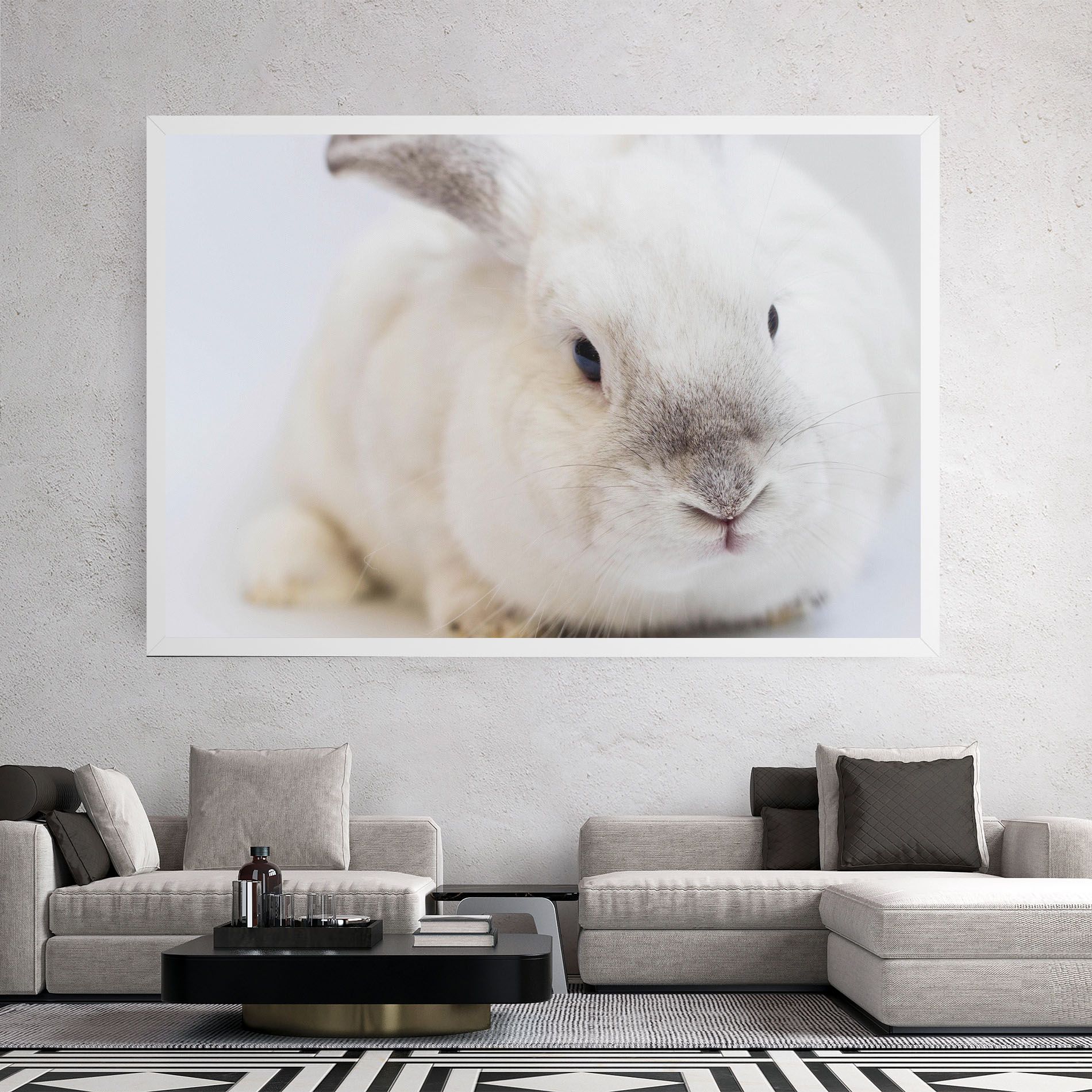 Light Grey Bunny mockup 2