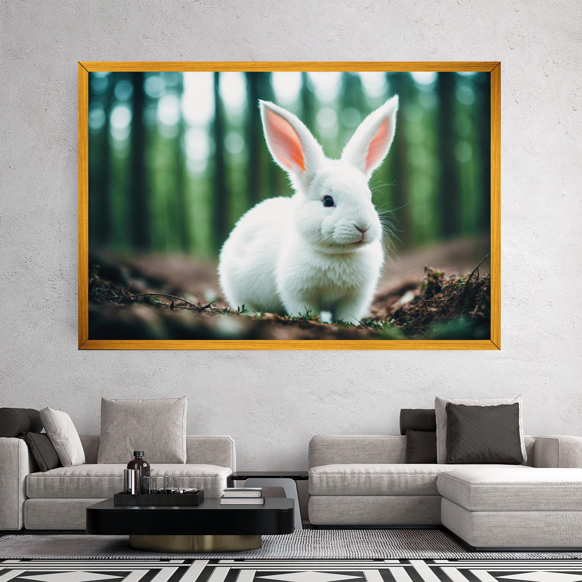 Tablou Canvas Forest Bunny mockup 2