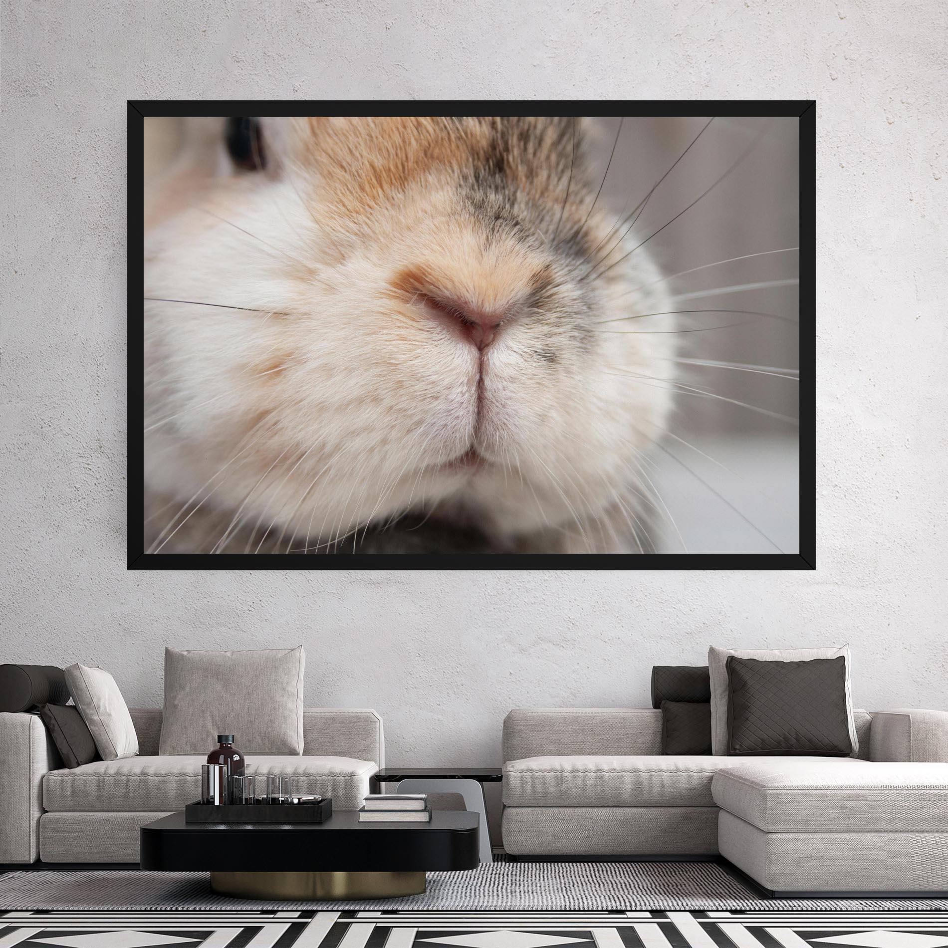 Tablou Canvas Close Up Bunny mockup 2
