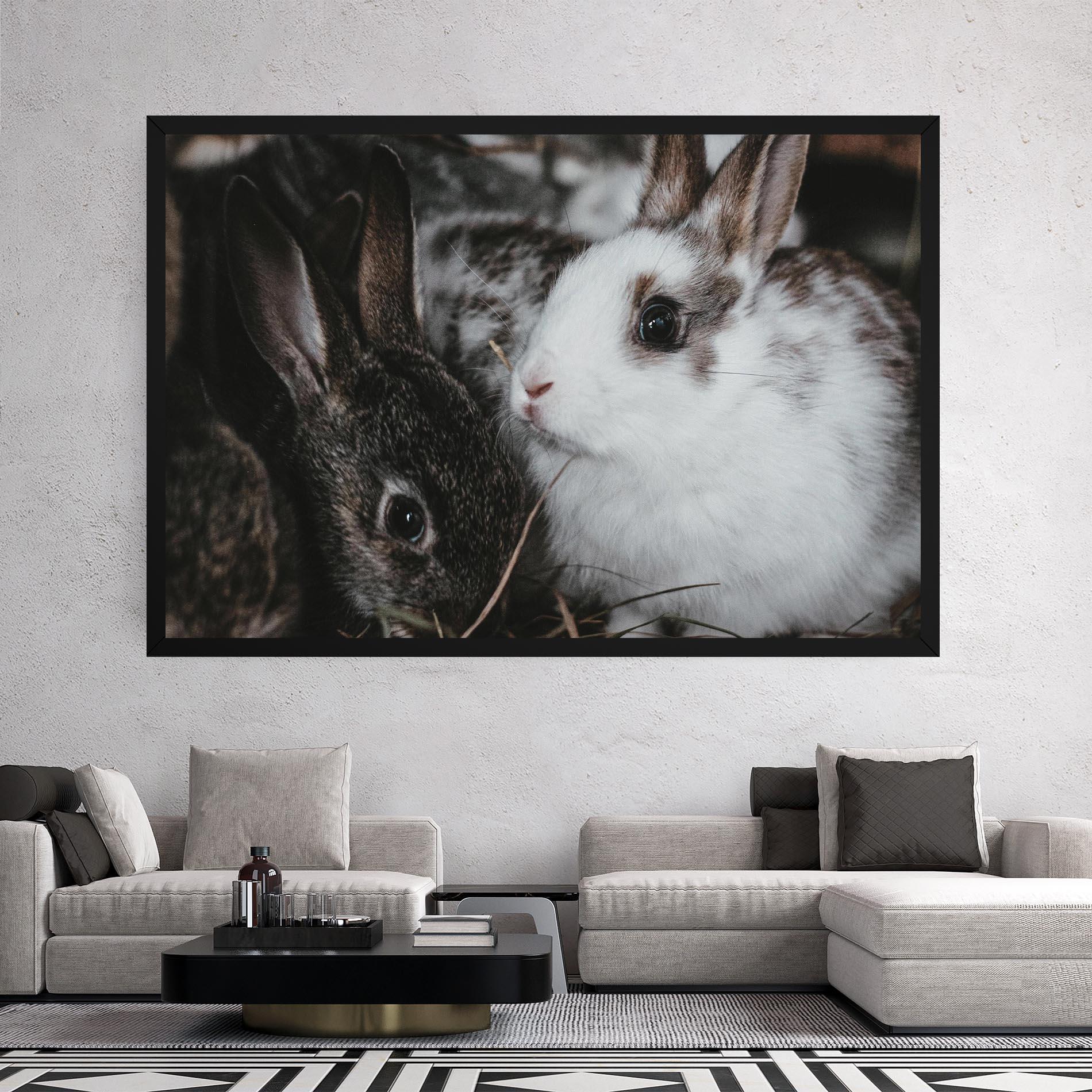 Tablou Canvas Cute Small Rabbit mockup 2